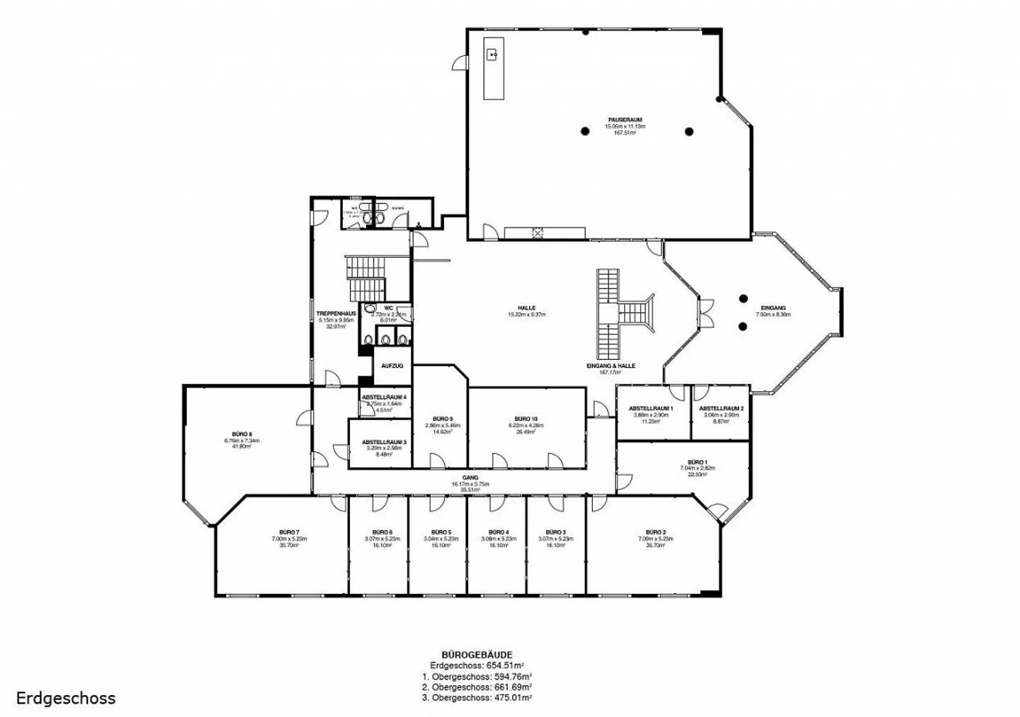 Büros von 250m2 bis 2'785m2 ab 90.- / m2 p.a. in Balterswil - Foto 7 von 10