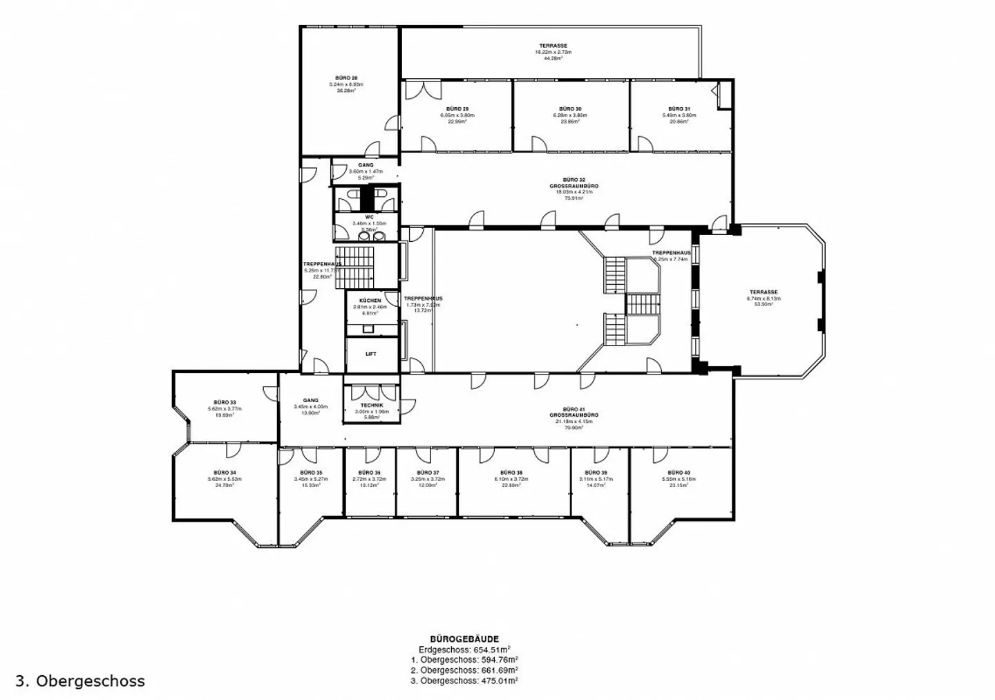 Büros von 250m2 bis 2'785m2 ab 90.- / m2 p.a. in Balterswil - Foto 10 von 10