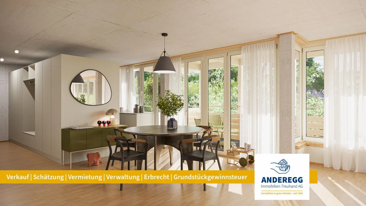 Four 4.5-room apartments (also realizable as 3.5-room) with balconies and elevator - Photo 1 of 6