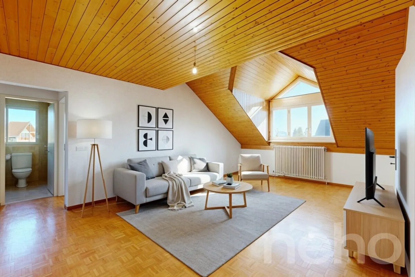 Duplex spacieux en attique près de la gare - Photo 4 sur 12