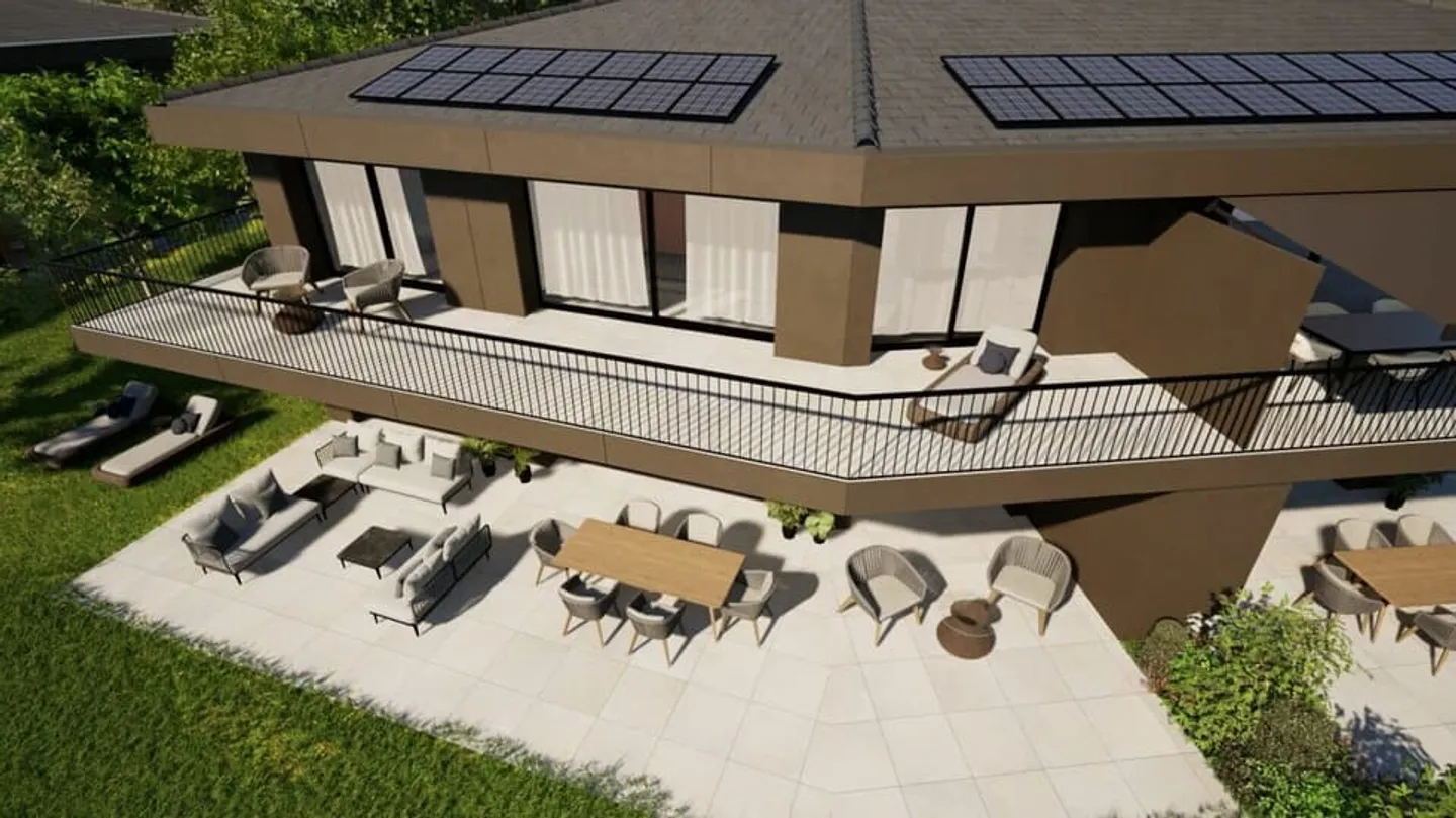 Superbo duplex di 5,5 stanze con grande giardino e vista sul lago di Ginevra - Foto 7 di 8