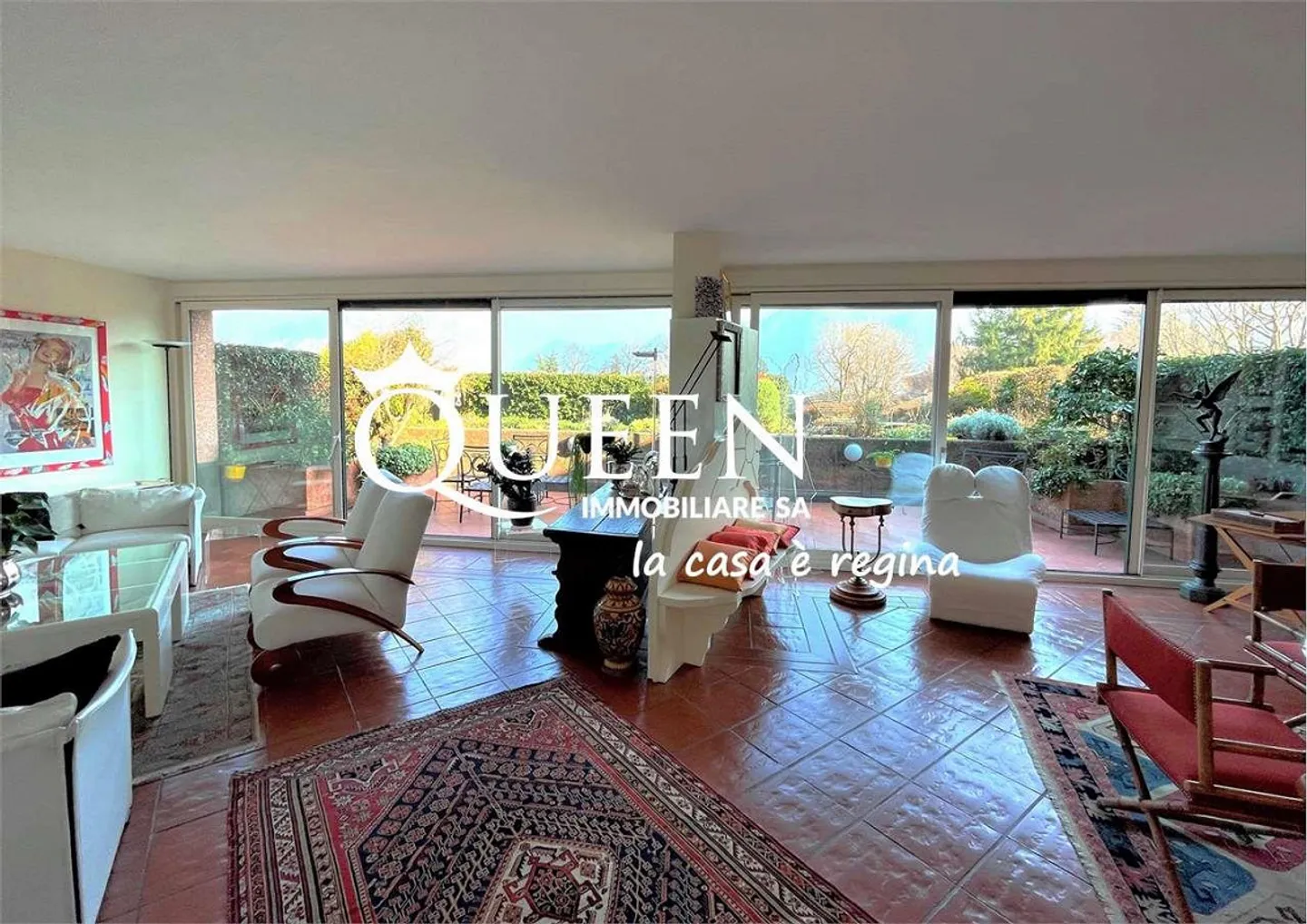 Gentilino: 3,5-Zimmer-Wohnung, 150 m², renoviert, Pool, im - Foto 2 von 13