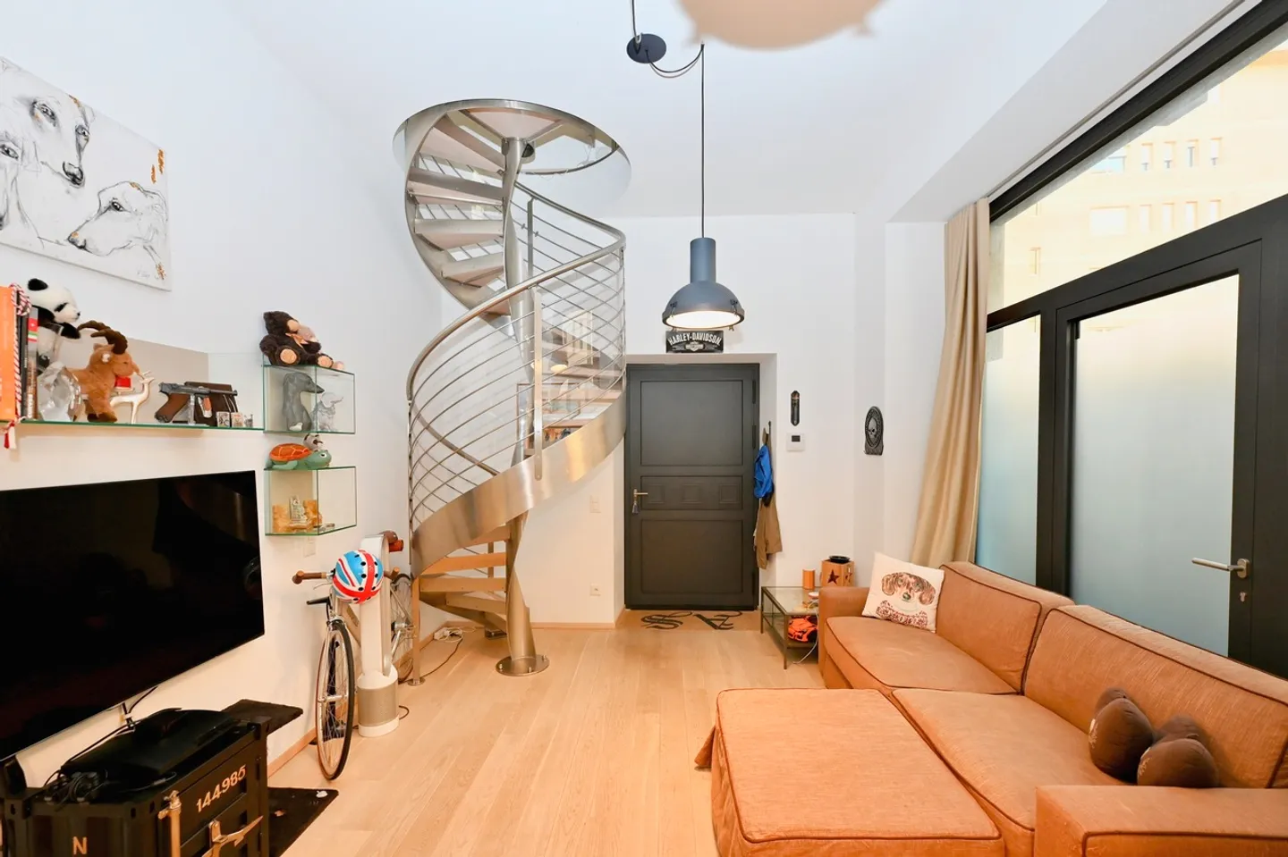 Raffiniertes Duplex-Apartment in Cassarate-Castagnola - Foto 3 von 18