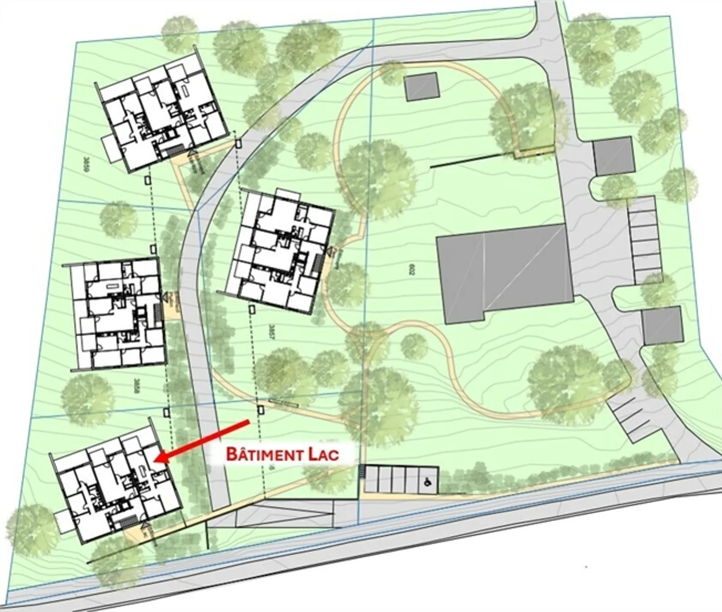 «Moderne 3.5 Zimmerwohnung mit Terrasse
Tiefgarage - Aufzug» - Foto 15 von 15