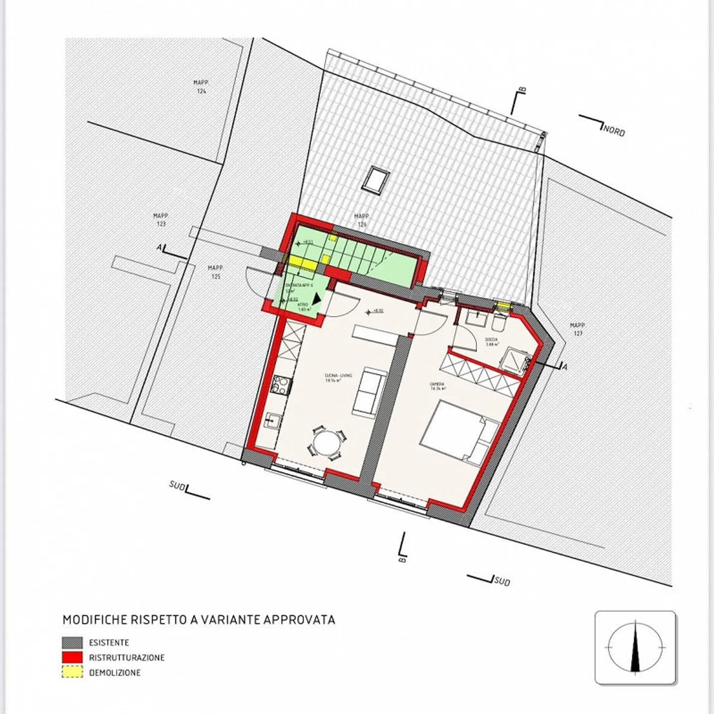 Haus zur Renovierung mit Projekt in Riva San Vitale Zentrum - Foto 7 von 7