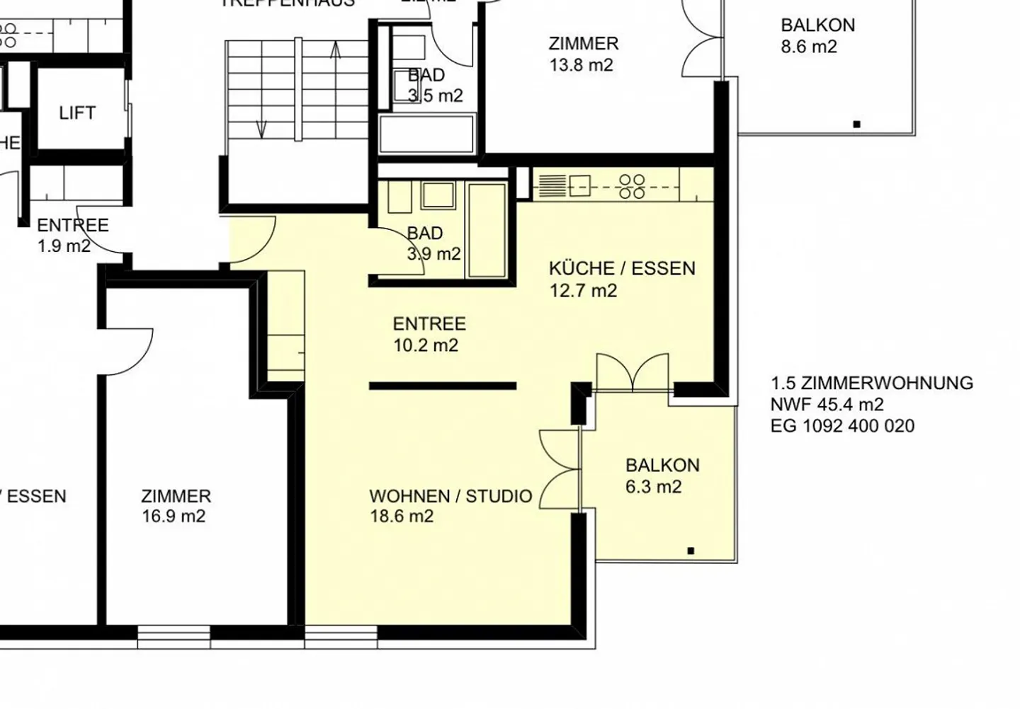 Modern and bright 1.5 room apartment (looking for a new tenant!) - Photo 8 of 8