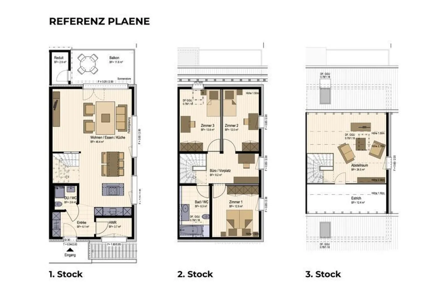 APPARTAMENTO MAISONETTE 5½ STANZE A KONOLFINGEN (BE), ARREDATO, TEMPORANEO - Foto 10 di 10