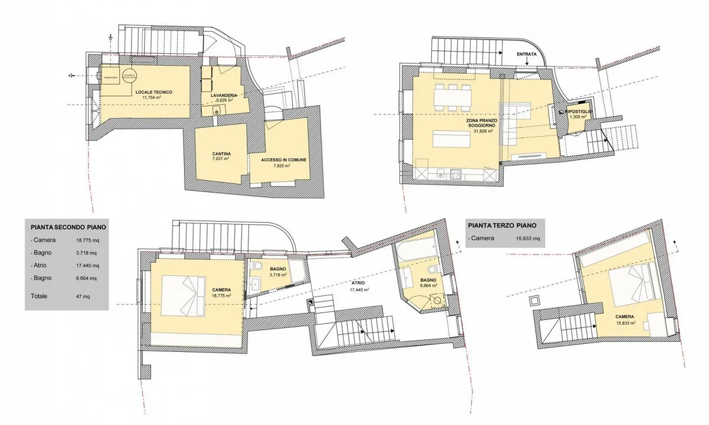 Beautiful house with 4.5 rooms renovated with lake view in Cademario - Photo 10 of 10