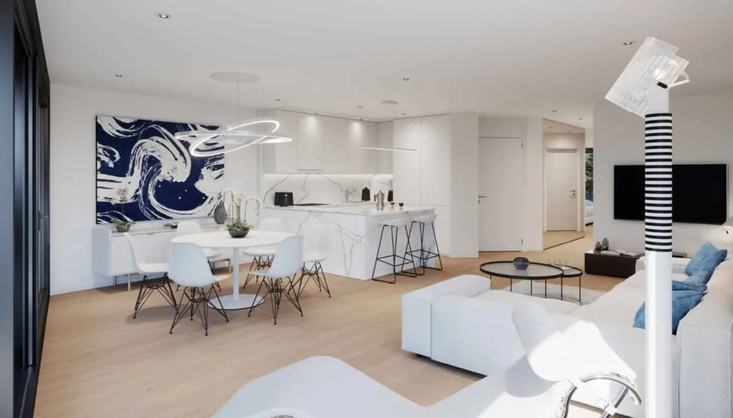 Superbo appartamento nuovo 3.5 locali con 2 balconi, orientamento Ovest - Foto 3 di 6