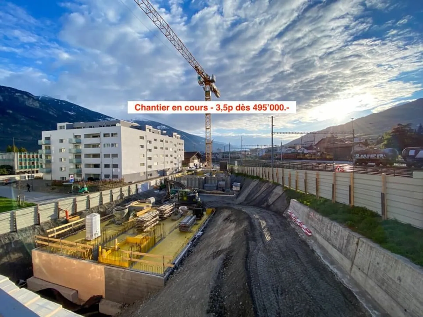 3.5 pièces à Sierre - Avenue des Platanes 14 - Foto 1 von 13