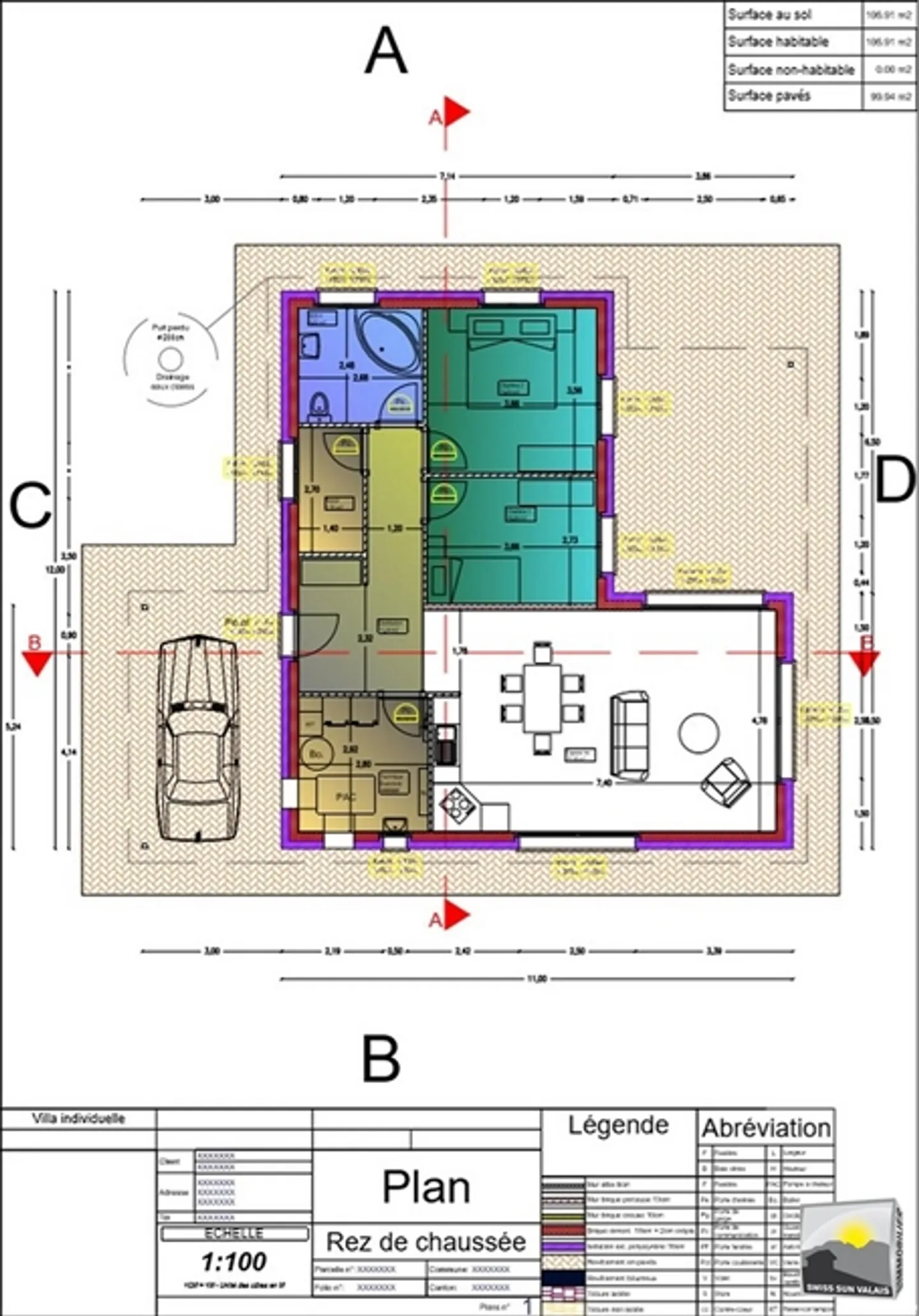 VALAIS / Je suis "CRISTALINE" Belle villa de plain-pied pour la construction de 3,5 pièces de 141 m² à vendre - Photo 12 sur 16