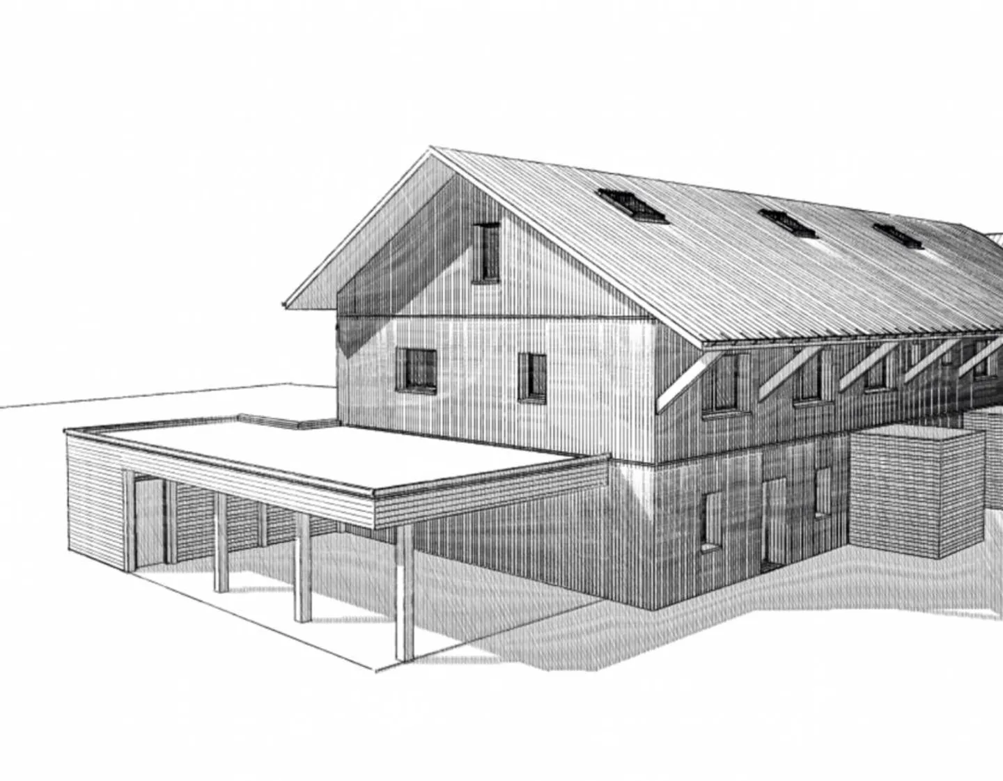 Rohbau viewing possible! D 5.5 room family house with cool roof terrace - Photo 4 of 8