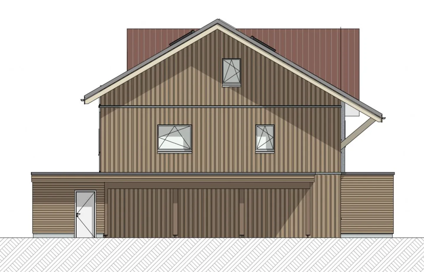 Rohbau viewing possible! D 5.5 room family house with cool roof terrace - Photo 6 of 8