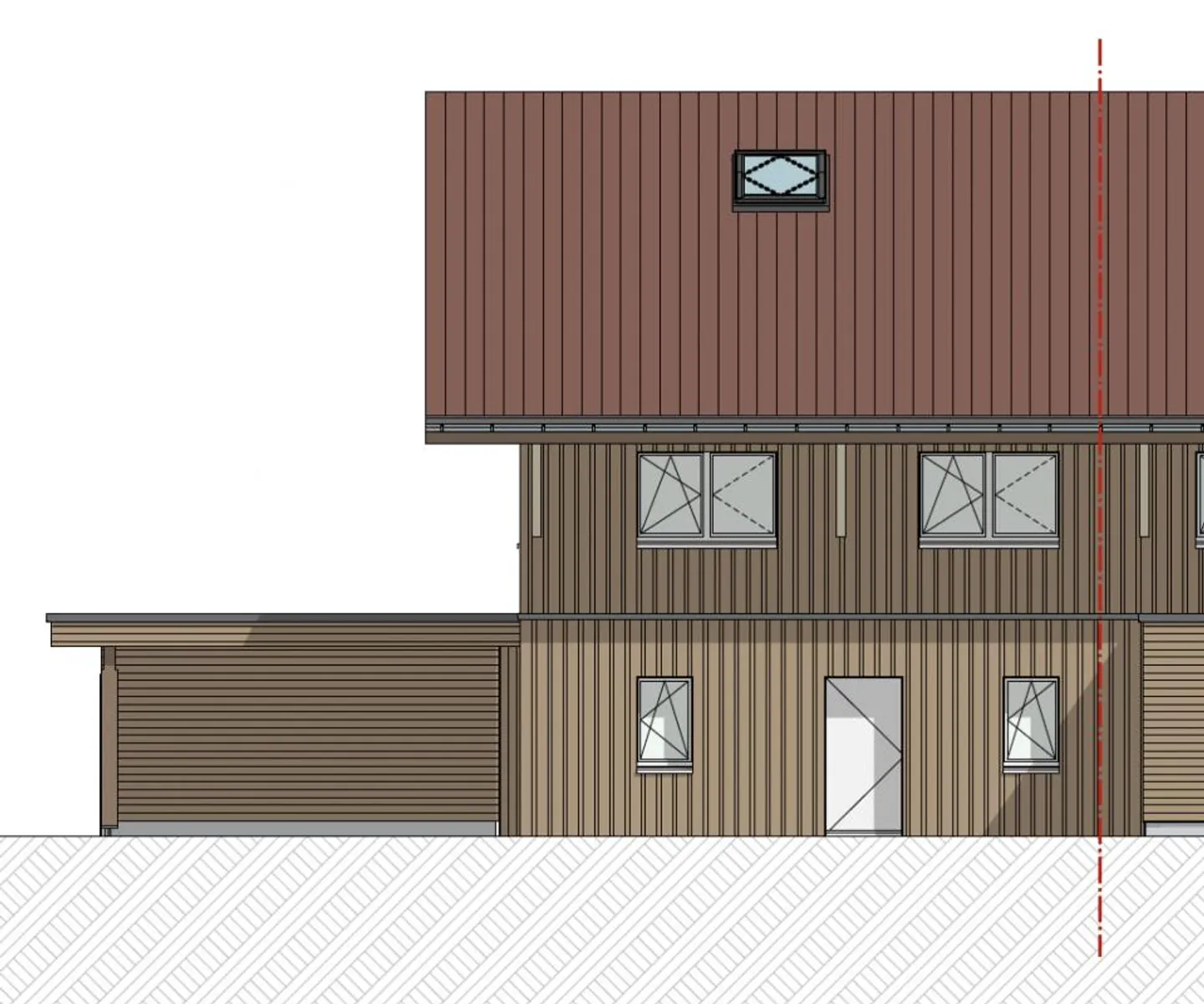 Rohbau viewing possible! D 5.5 room family house with cool roof terrace - Photo 8 of 8