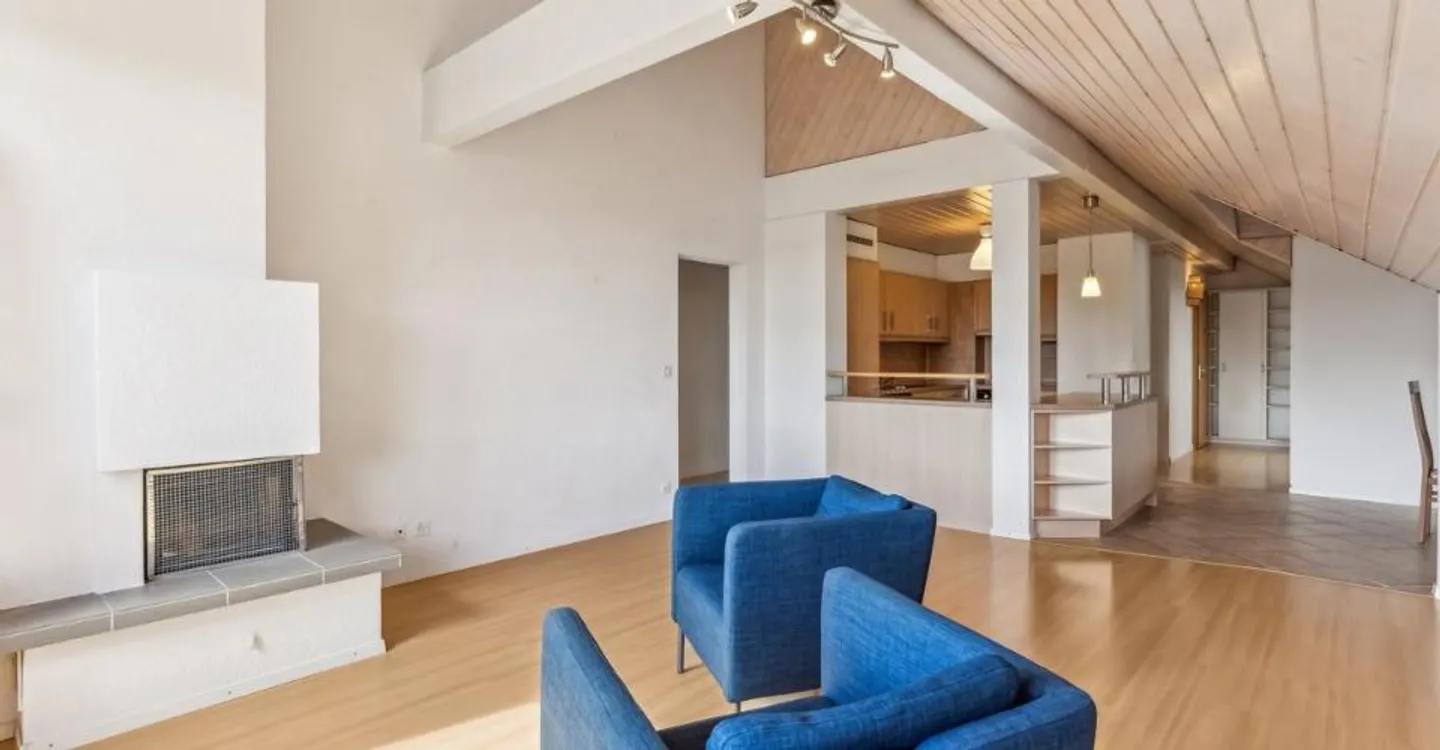 Superbo attico attraversante di 110 m² a 15 minuti dalle porte di Losanna - Foto 3 di 12
