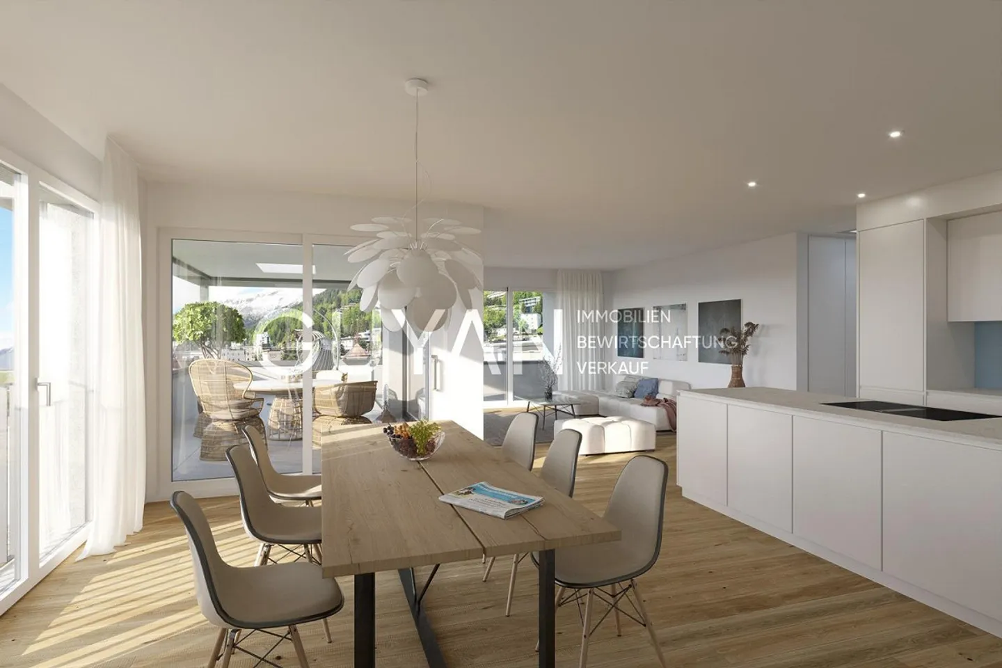 Appartamento 4 1/2 locali BEGONIE N. 1B.21 - Prima occupazione, nuova costruzione - Foto 4 di 6