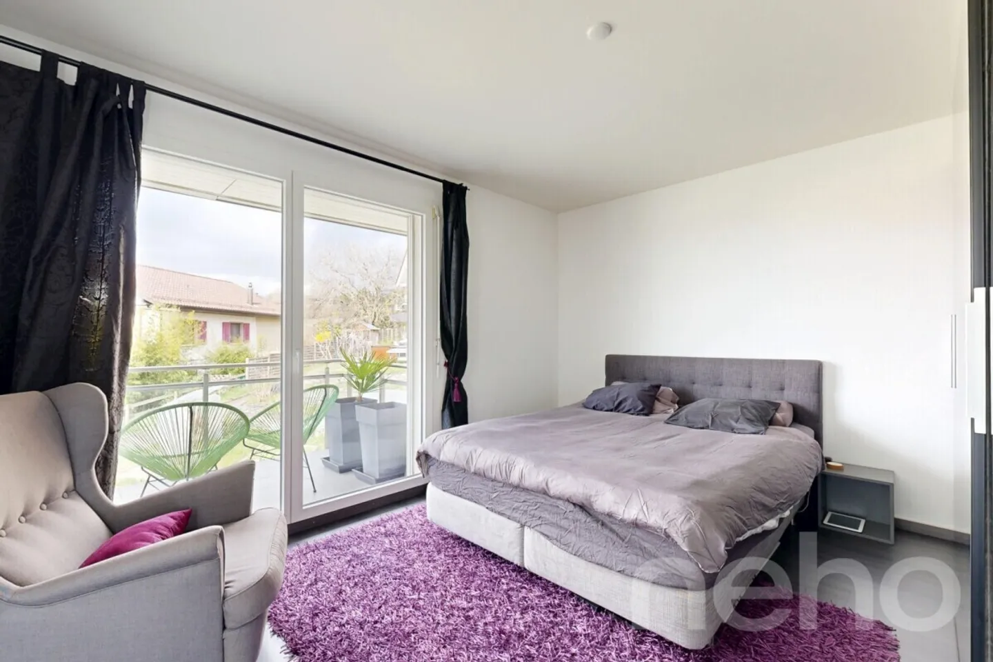 Superb 3.5-room apartment very bright with 2 balconies - Photo 7 of 13