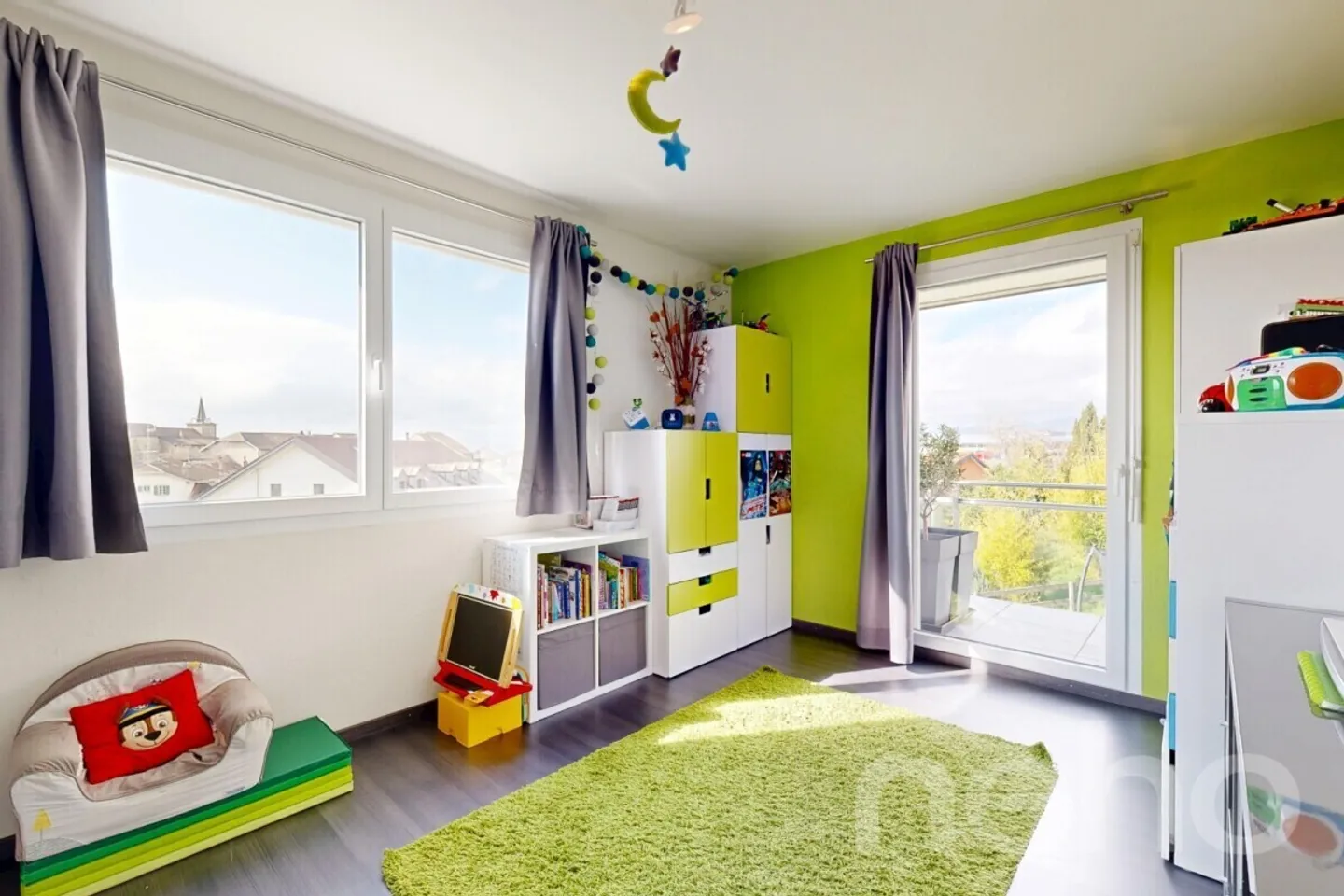 Superb 3.5-room apartment very bright with 2 balconies - Photo 10 of 13