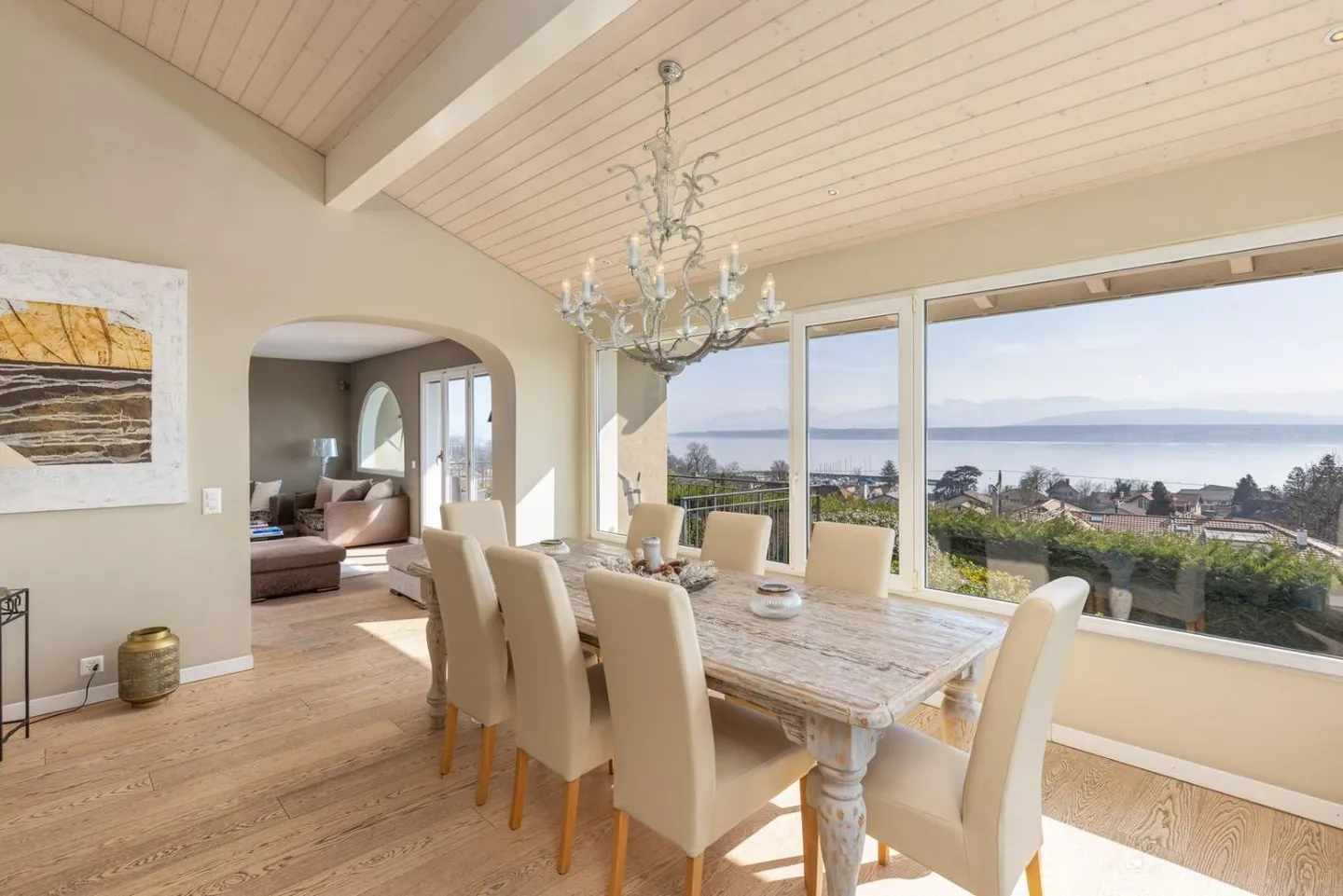 Villa con vista sul lago e sulle Alpi - Foto 5 di 13