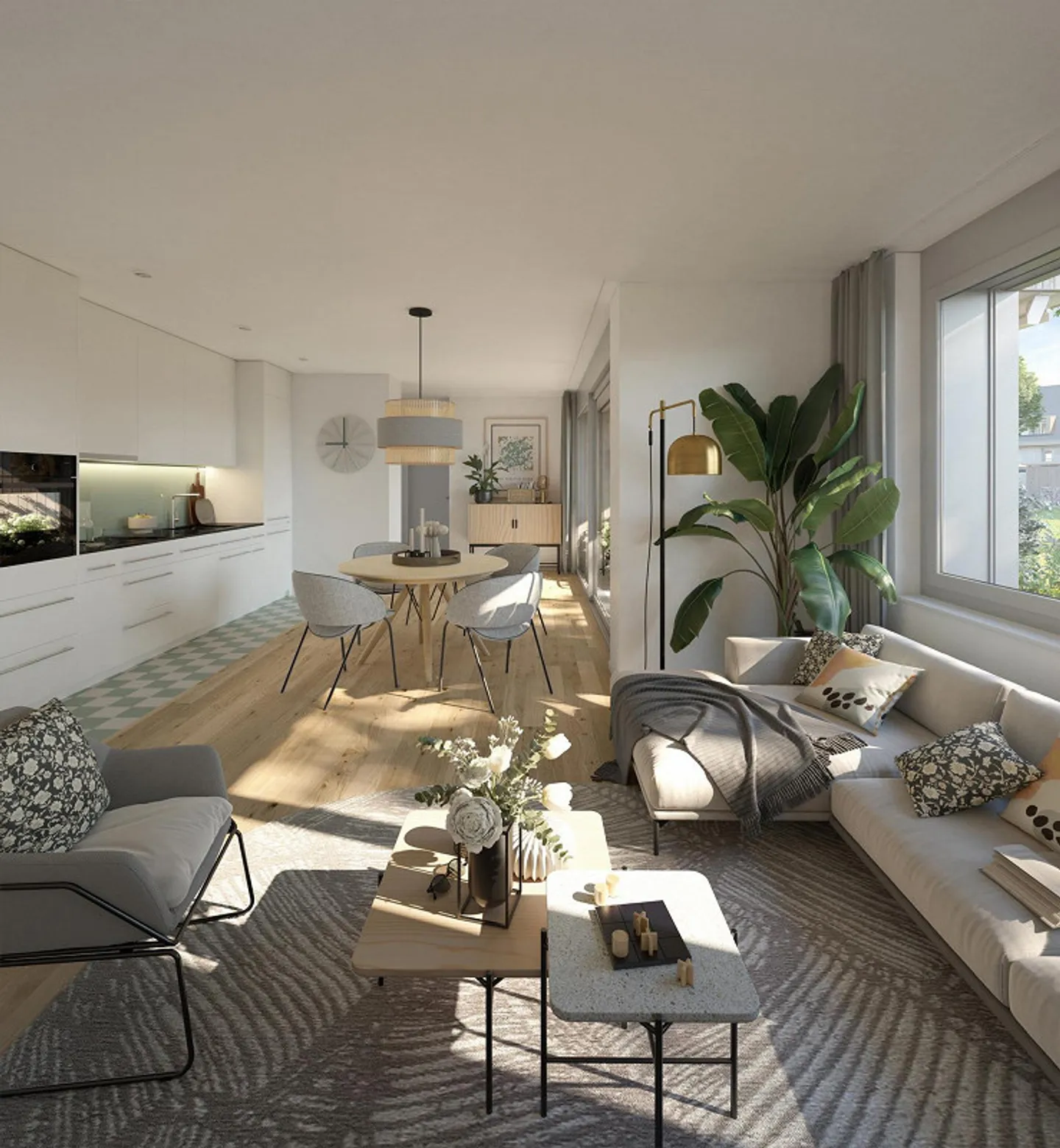 Appartamento 3.5 stanze a Worben - Foto 1 di 9