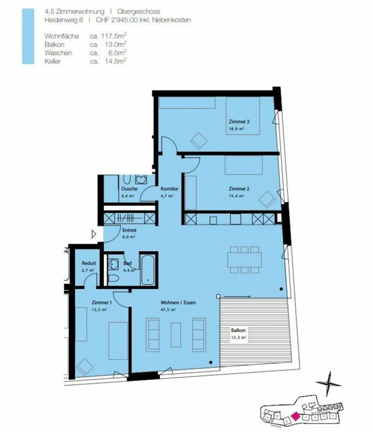 Modern apartment in ownership standard - Photo 7 of 7