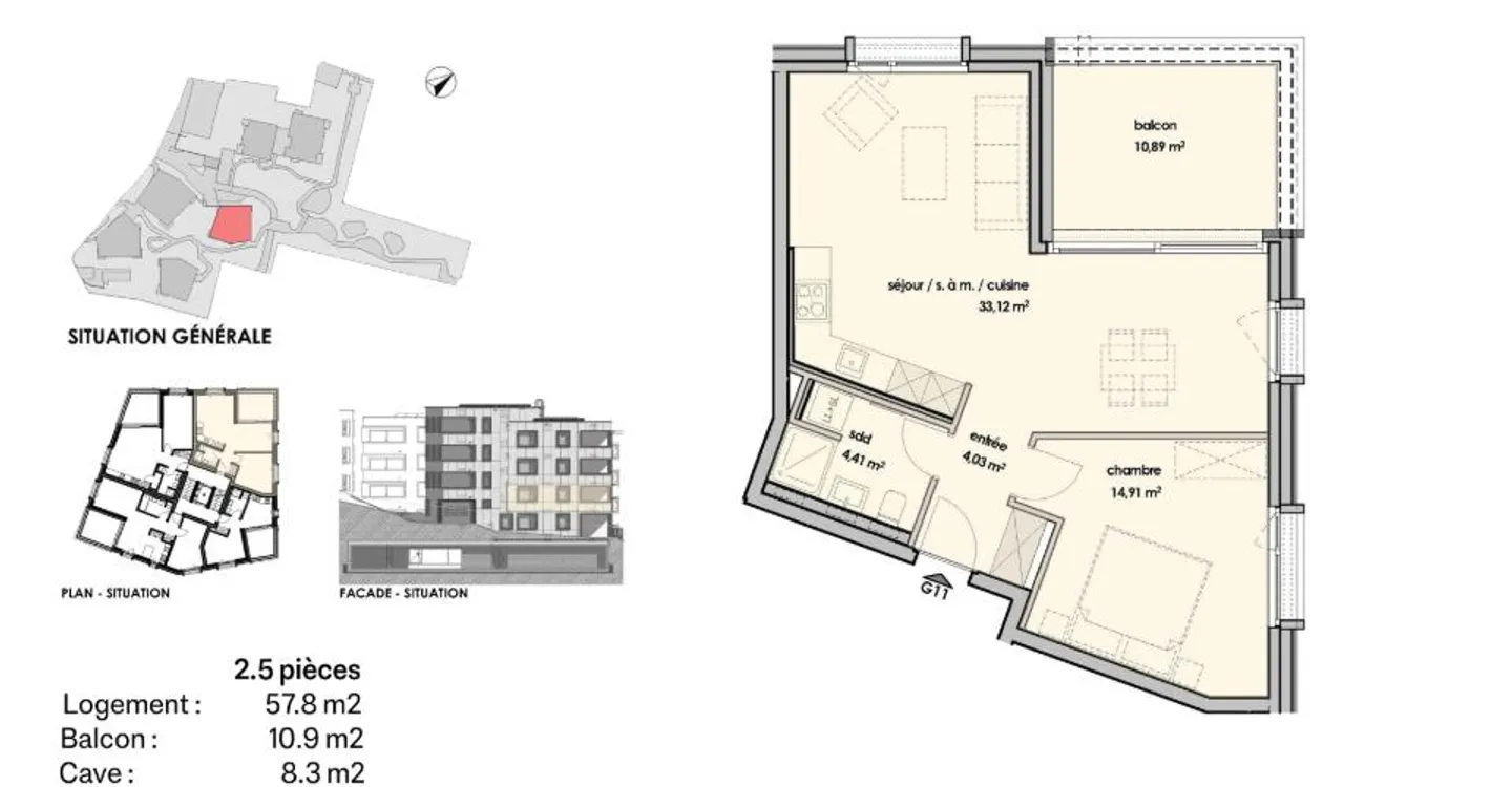 ***RESERVIERT*** 2,5-Zimmer-Wohnung im 1. Stock - Foto 5 von 5