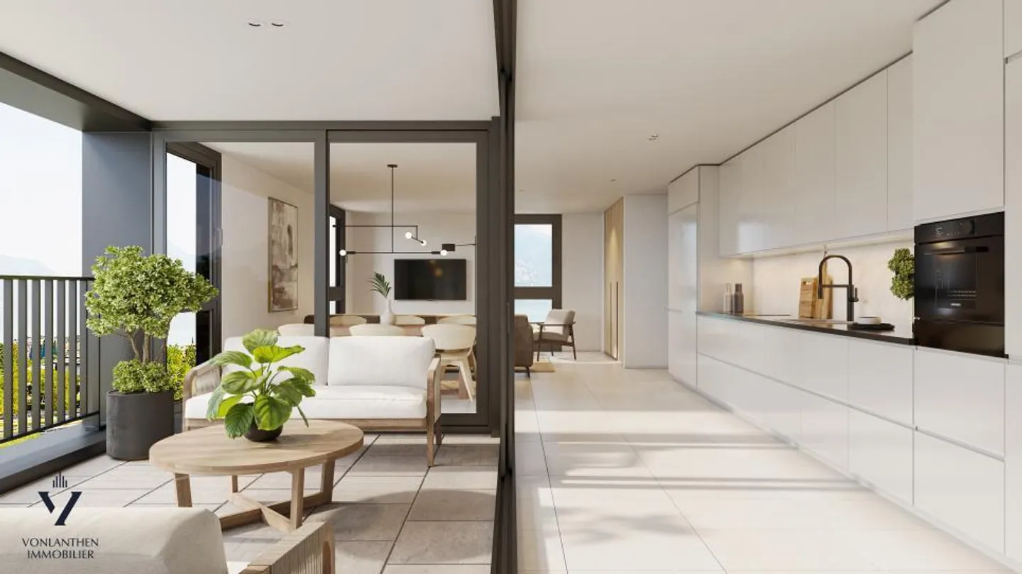 Lot 9 - 3.5 rooms in Duplex - Balcony/Loggia 15.5m2 - Photo 3 of 8