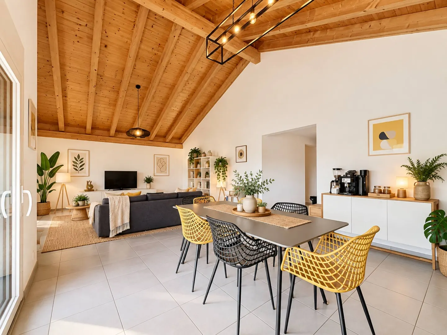 All'ultimo piano, magnifico appartamento di 4,5 locali con vista sulle montagne - Foto 3 di 10