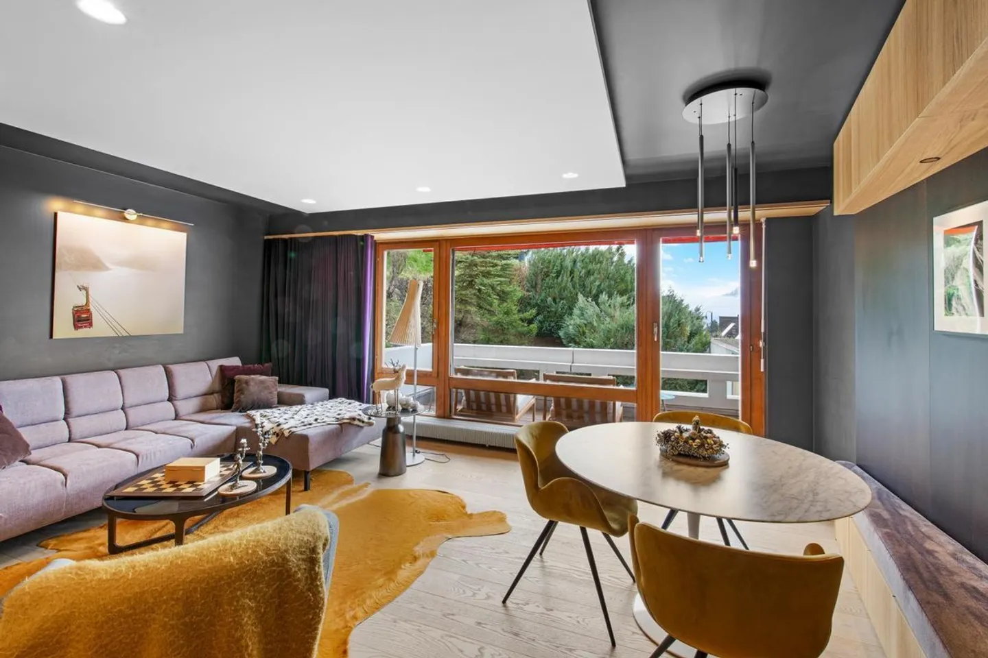 Alpine Eleganz im Herzen von Villars-sur-Ollon - Vollständig renovierte hochwertige Wohnung - Foto 4 von 13