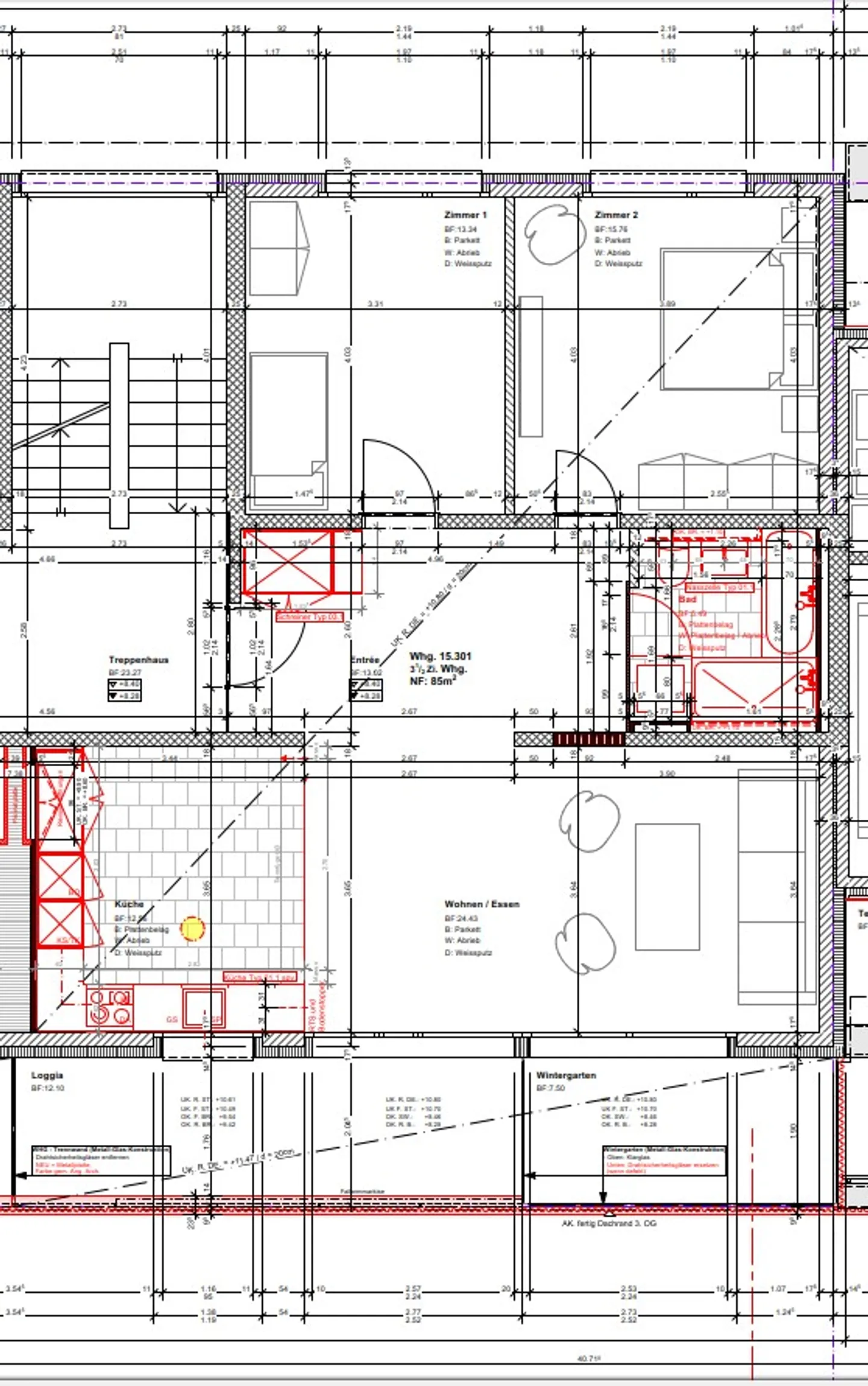 Moderne Wohnung mit Balkon - Foto 8 von 8