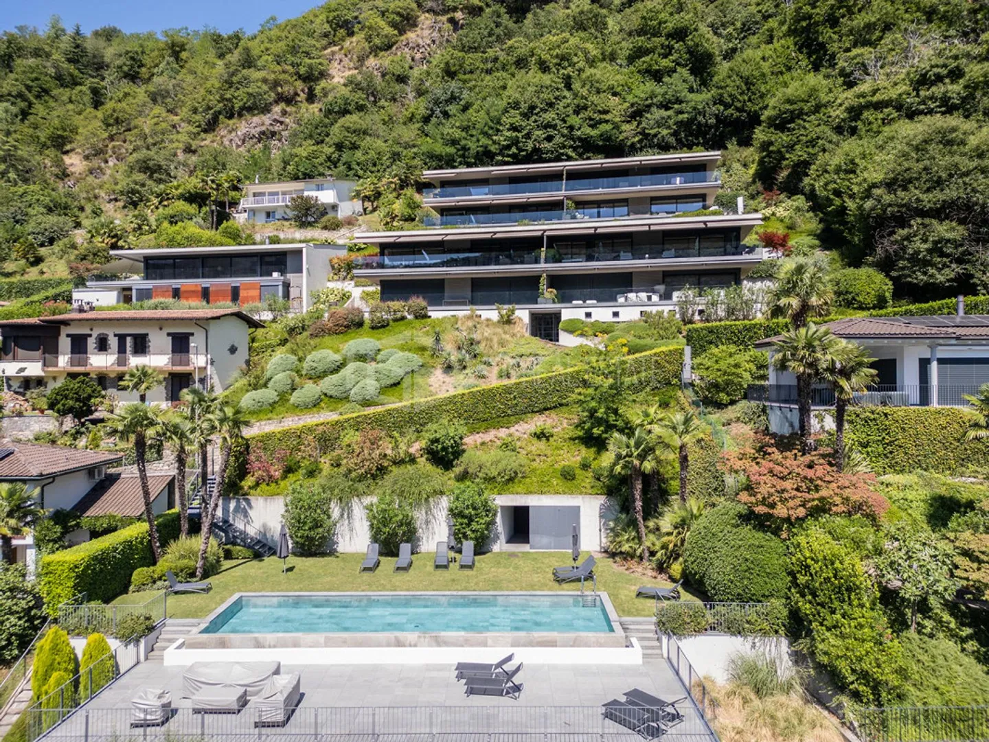 Appartement exclusif de 3,5 pièces avec vue sur le lac à Morcote à vendre - Photo 1 sur 13