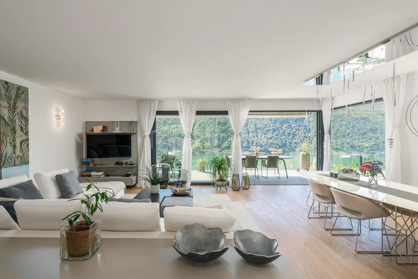 Appartement exclusif de 3,5 pièces avec vue sur le lac à Morcote à vendre - Photo 8 sur 13