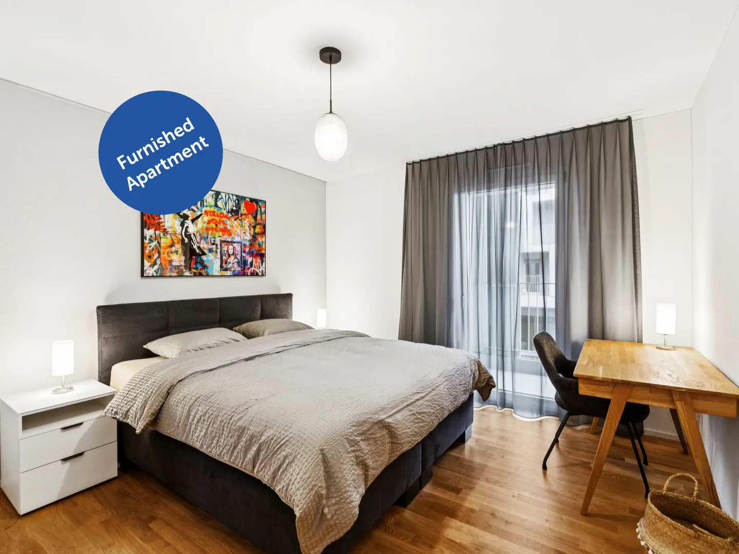 Möbliertes Zimmer mit Bad - Foto 1 von 11