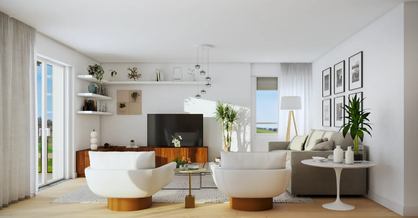 Nuova promozione! 3.5 stanze - appartamento con parcheggio sotterraneo, Belfaux - Foto 5 di 12