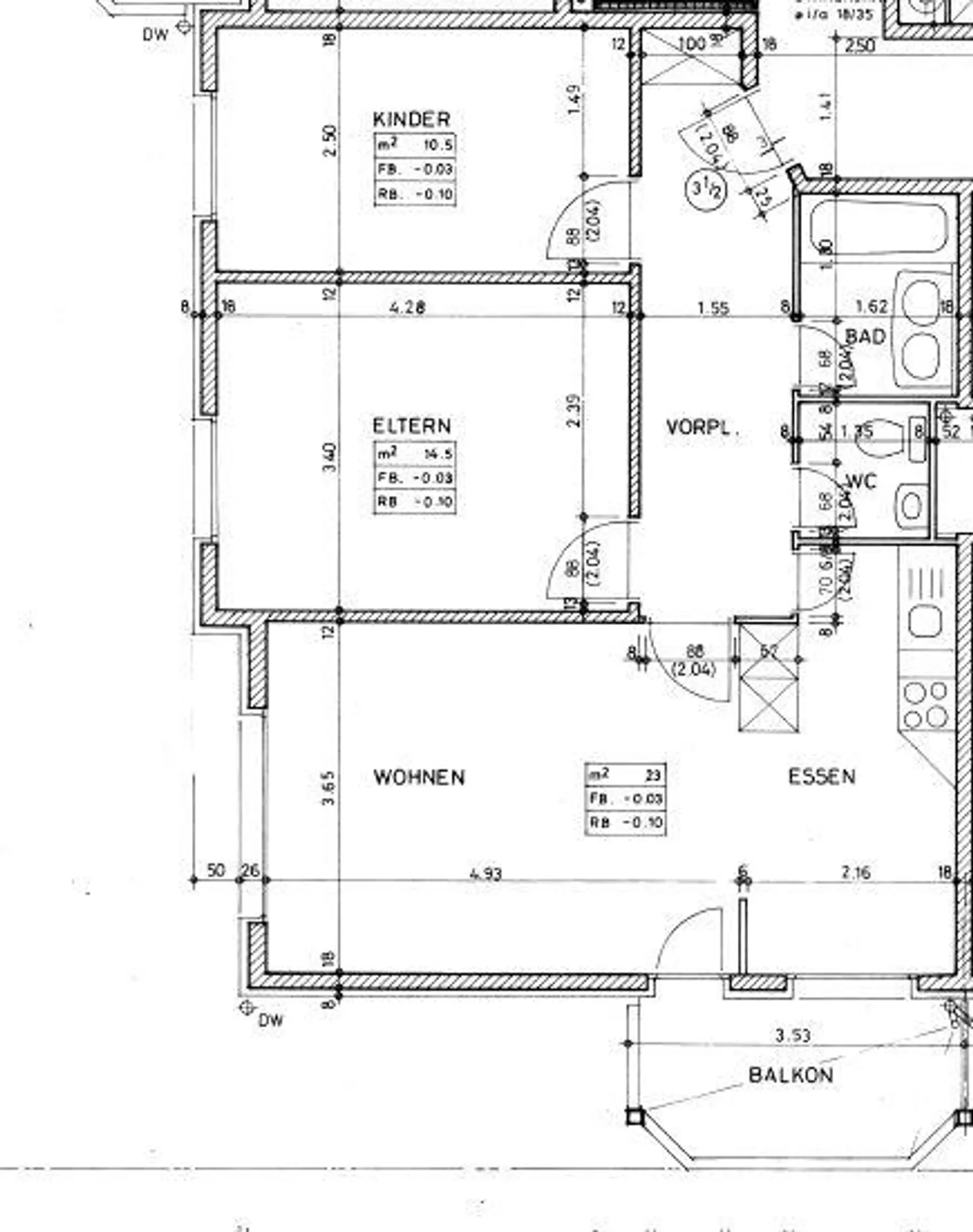 Geräumige 3.5-Zimmerwohnung - Foto 8 von 8