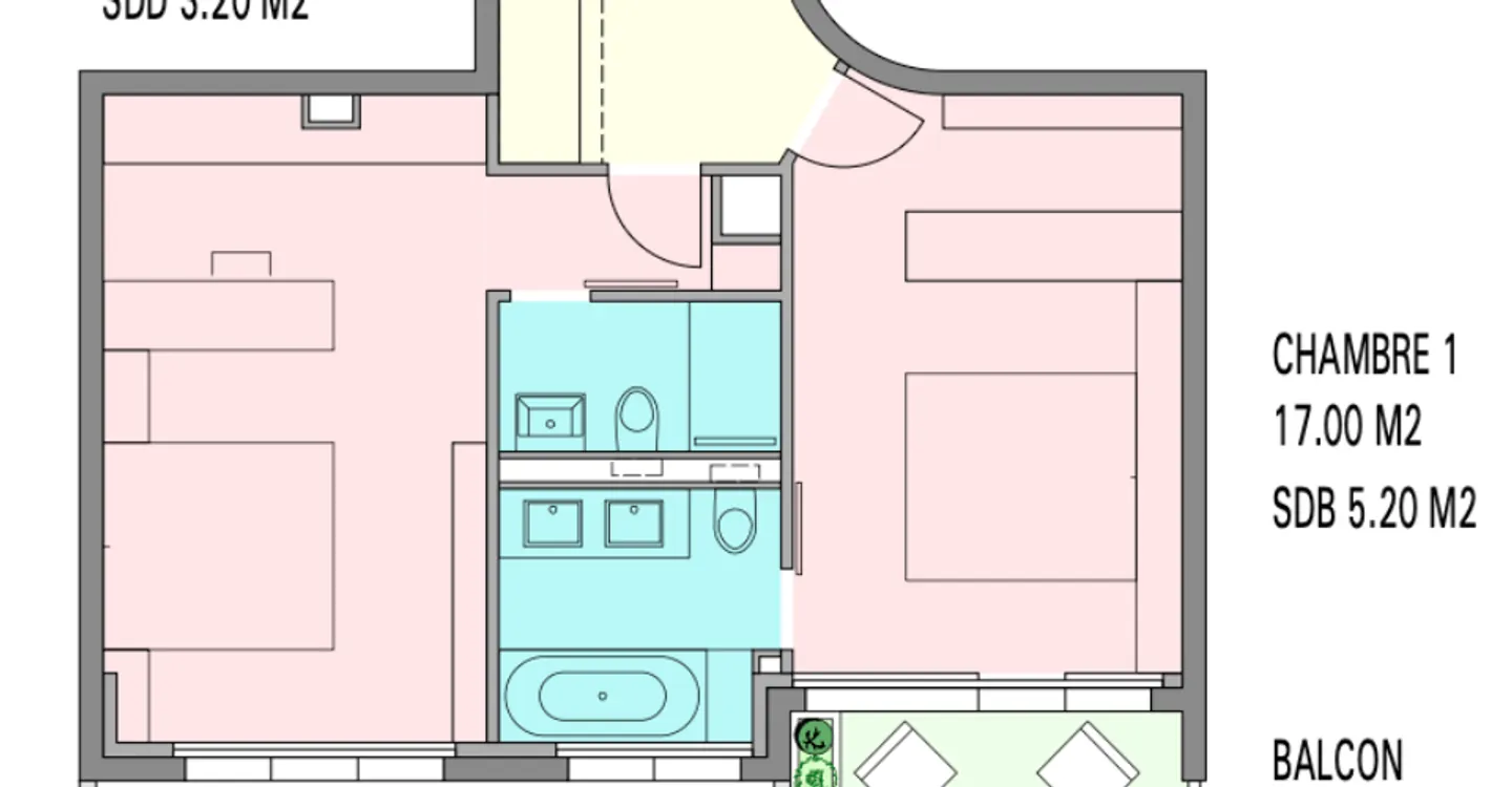 Duplex penthouse, lake view — Lausanne Sous-Gare - Photo 9 of 15