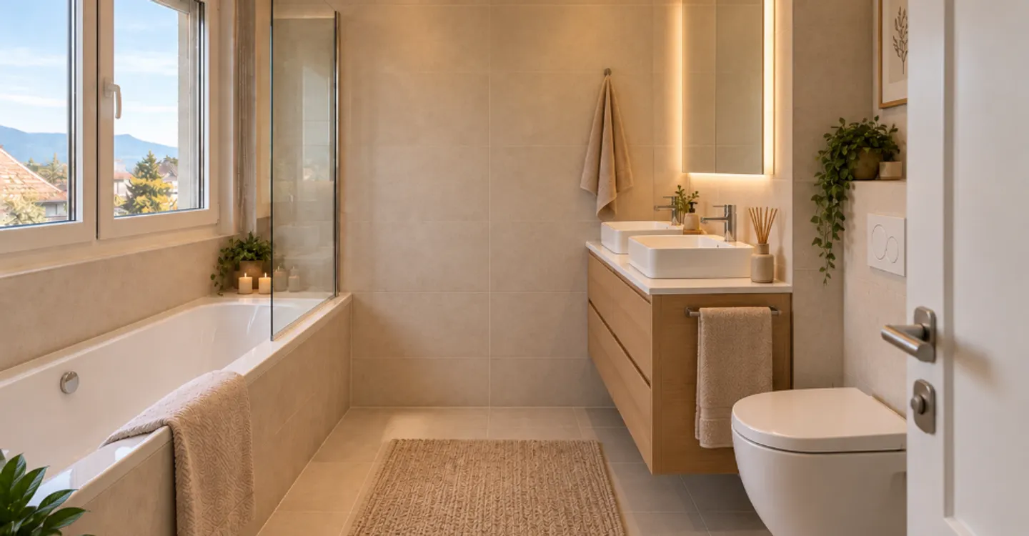 Duplex penthouse, lake view — Lausanne Sous-Gare - Photo 12 of 15