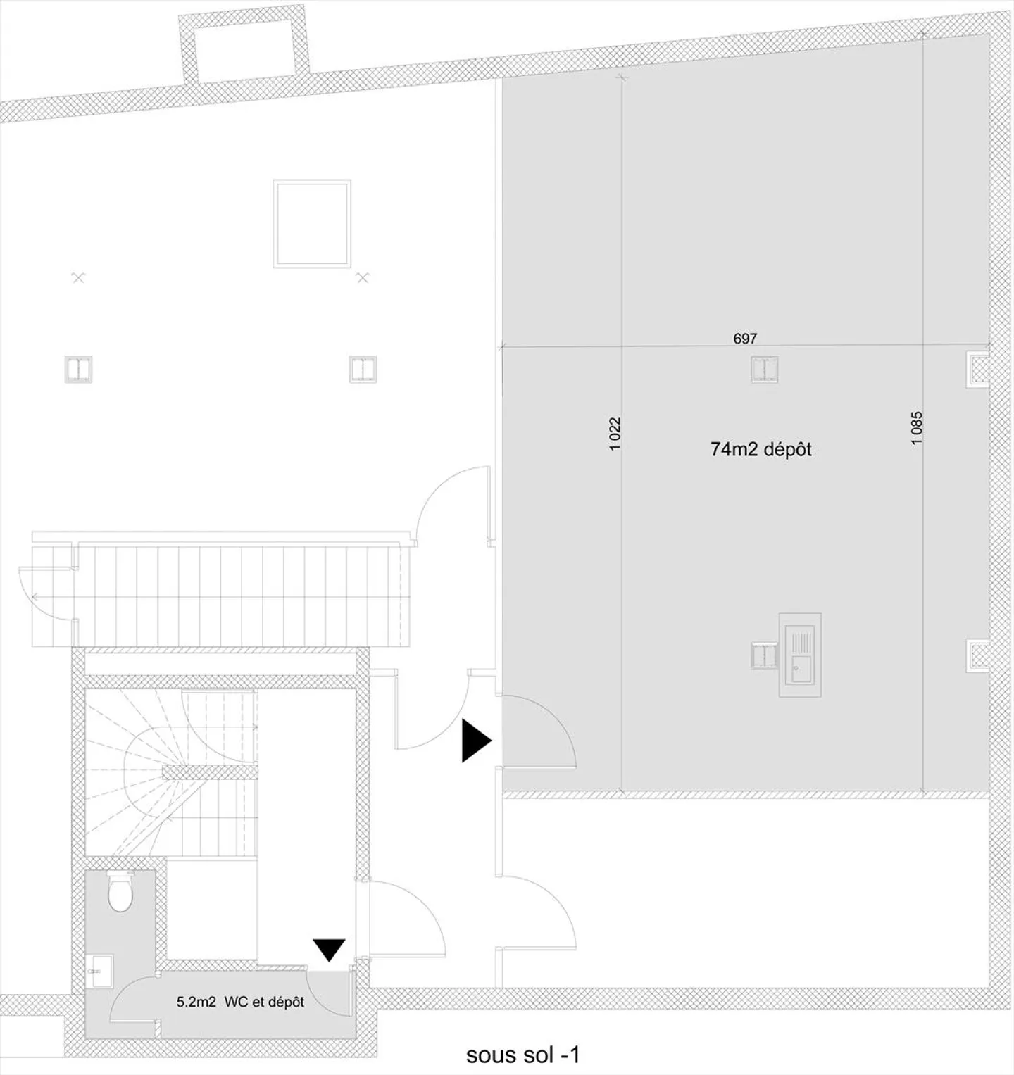 Sion, Entrepôt/Dépôt ou Atelier Léger de 74m2 dans le Centre-Ville - Photo 8 sur 8