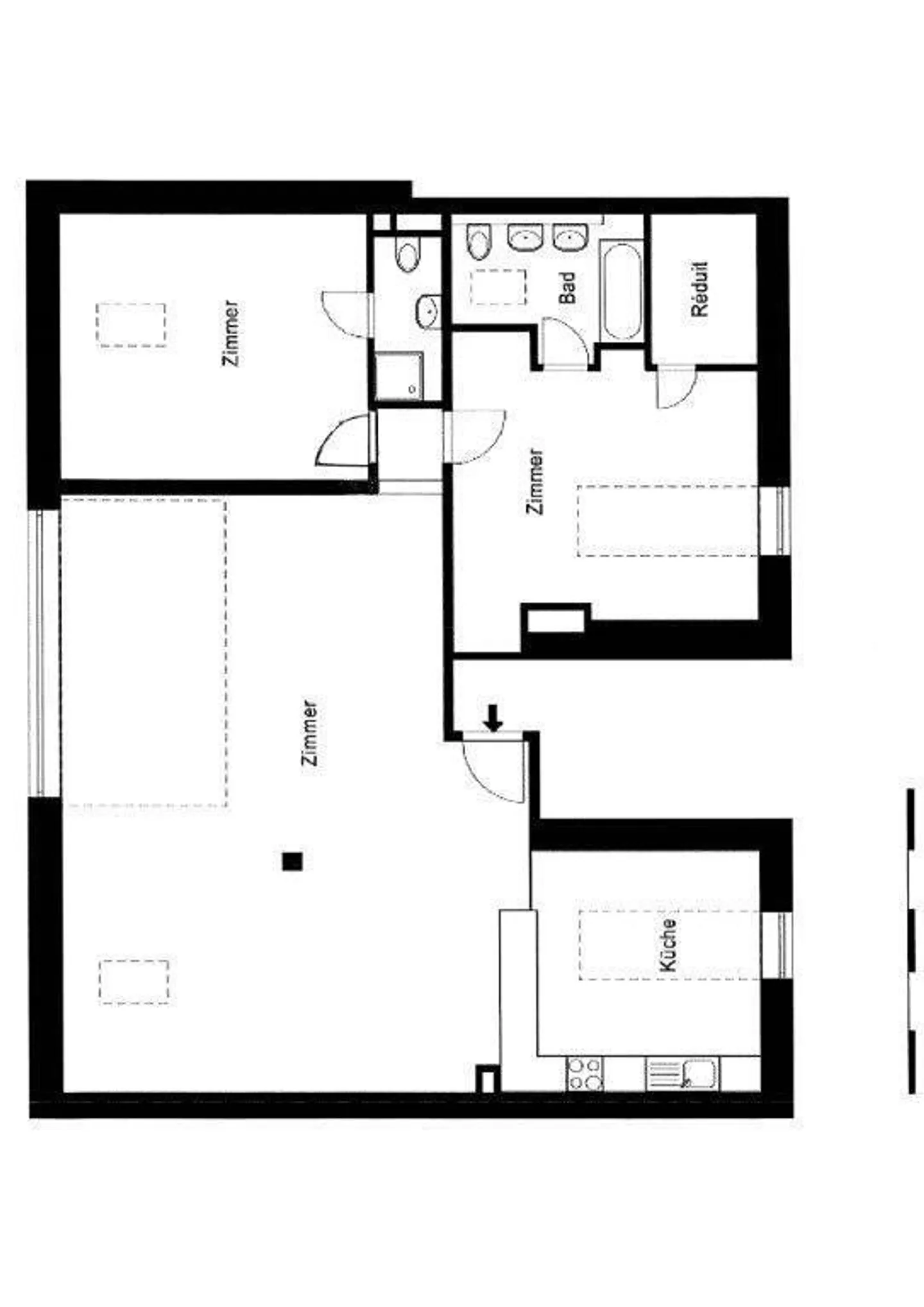 Eaux-Vives: spacious penthouse apartment - Photo 2 of 11