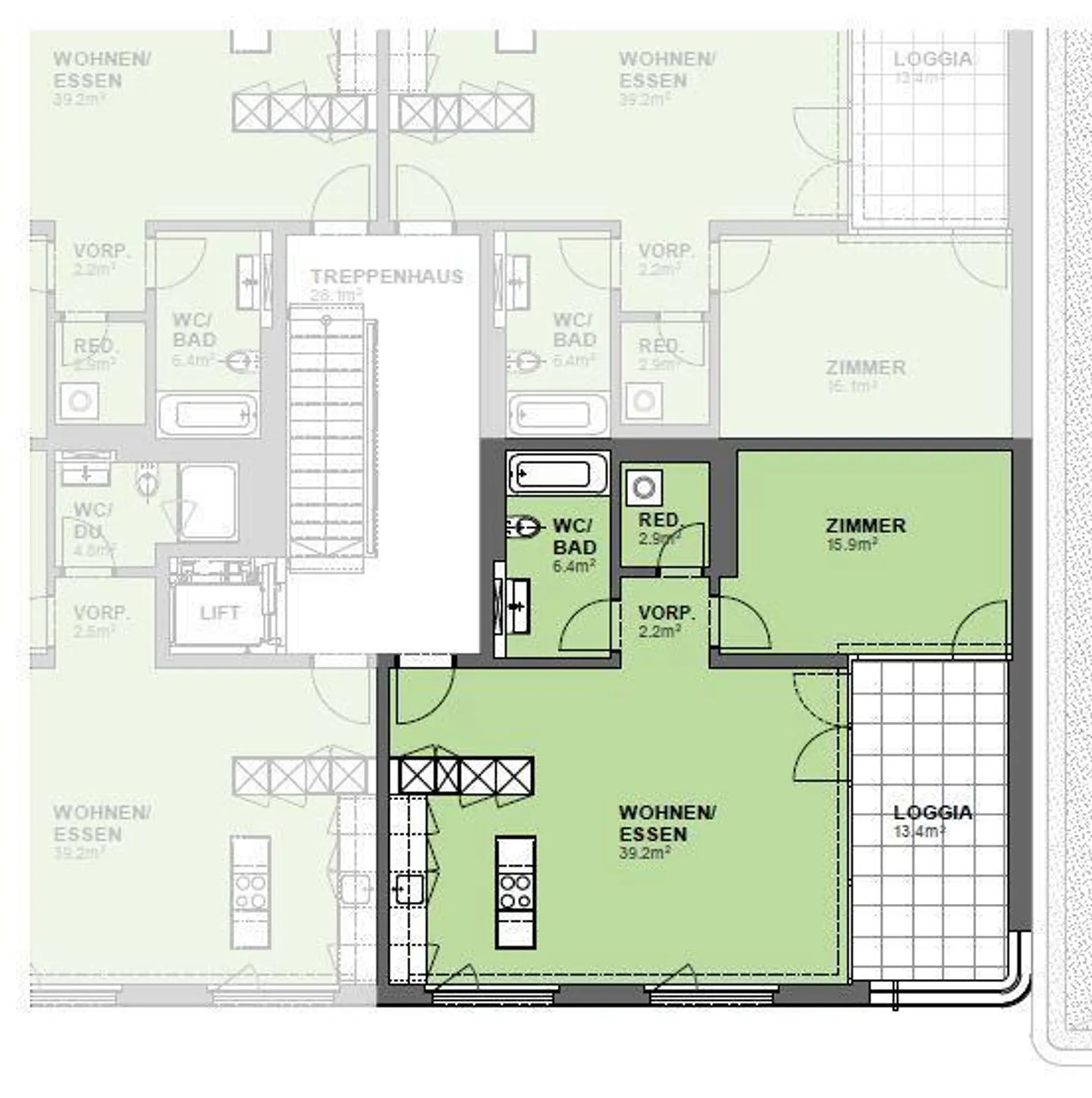 Appartement moderne de 2,5 pièces à Lyss - Photo 7 sur 7