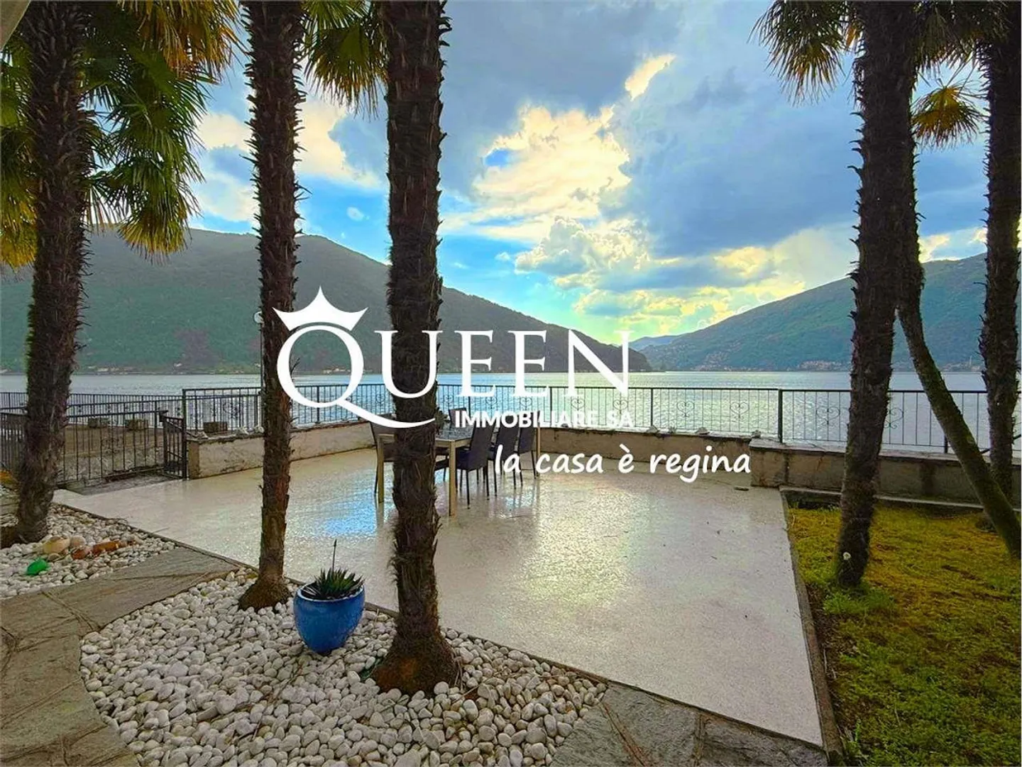 Bissone: waterfront villa, 6 rooms, 300 sqm, terraces, portico - Photo 10 of 13