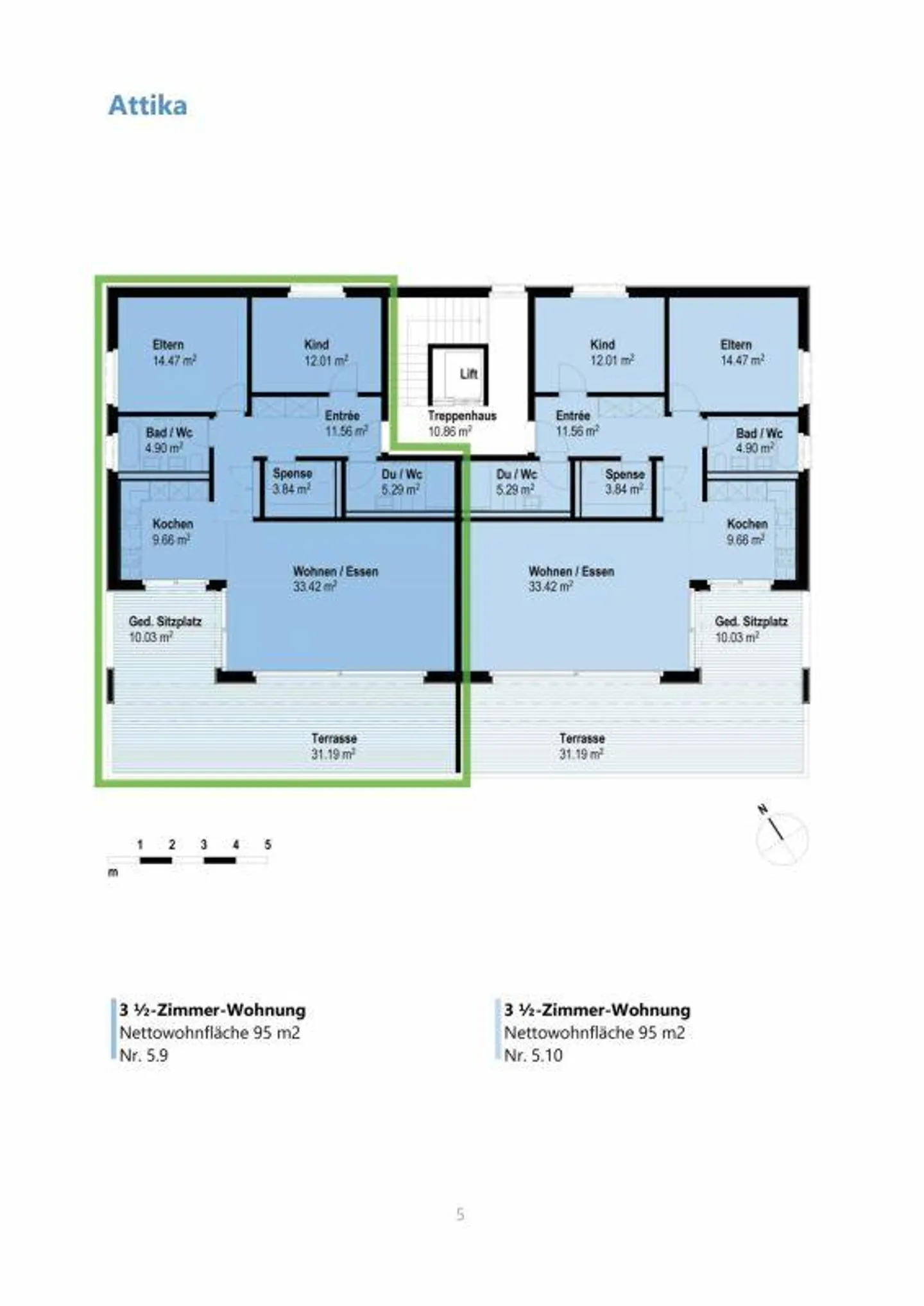 Sunny penthouse apartment with large terrace - Photo 10 of 10
