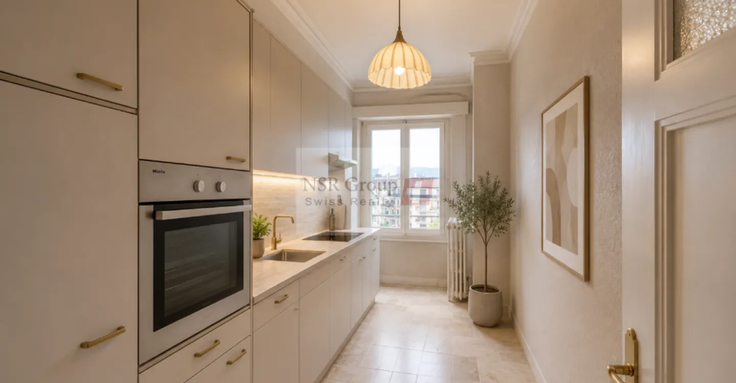 Servette - Charmante 2-Zimmer-Wohnung mit Aussicht - Foto 1 von 3
