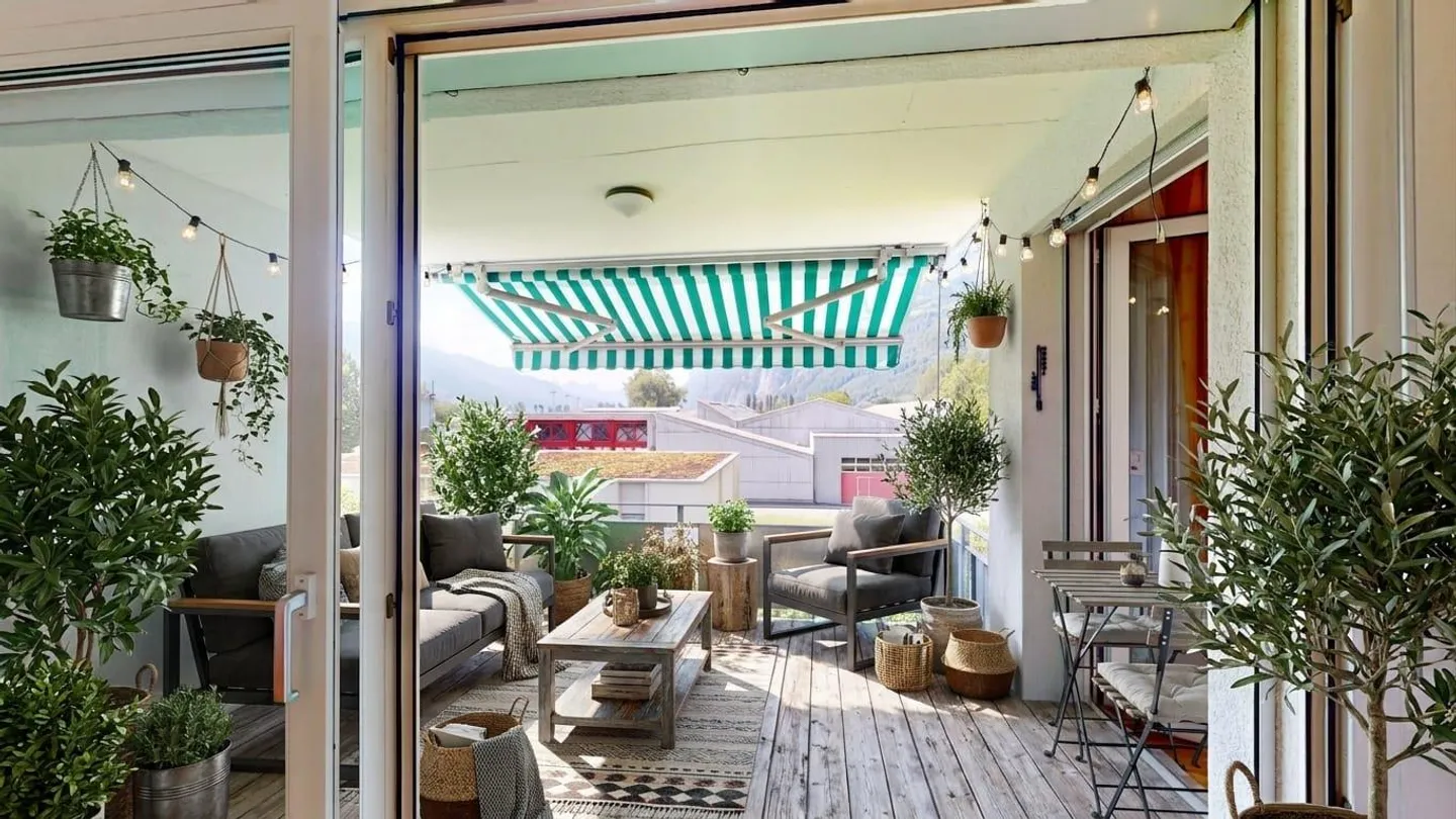 Helle 2-Zimmer-Wohnung mit Balkon in Walenstadt kaufen - Foto 4 di 13