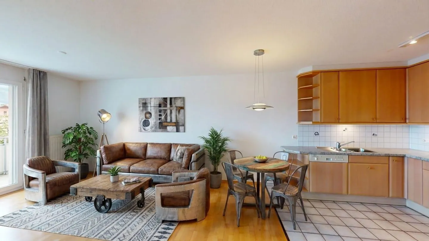 Helle 2-Zimmer-Wohnung mit Balkon in Walenstadt kaufen - Foto 7 di 13