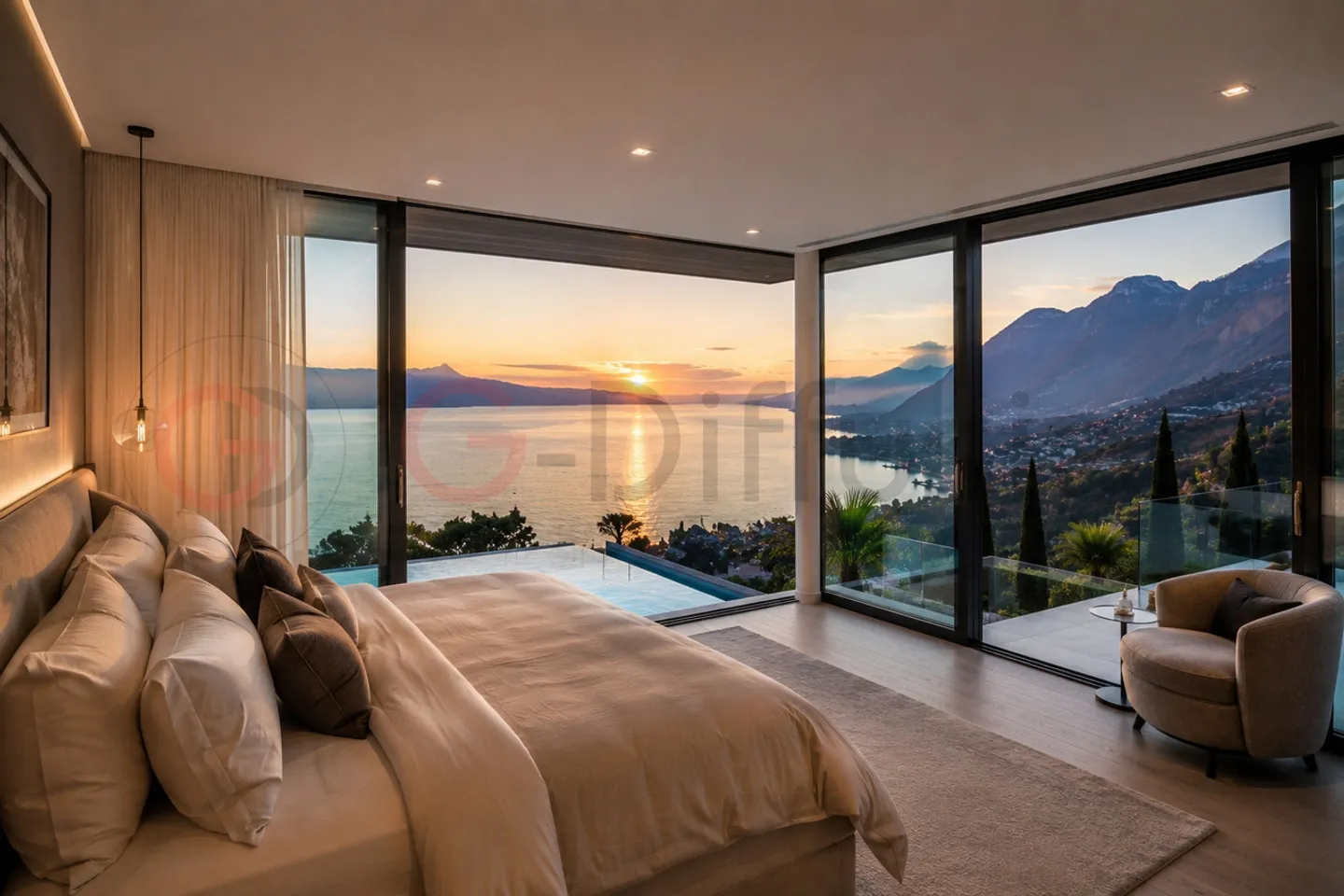 Außergewöhnliche Villa Off-Market in den Höhenlagen von Montreux - Foto 3 von 3