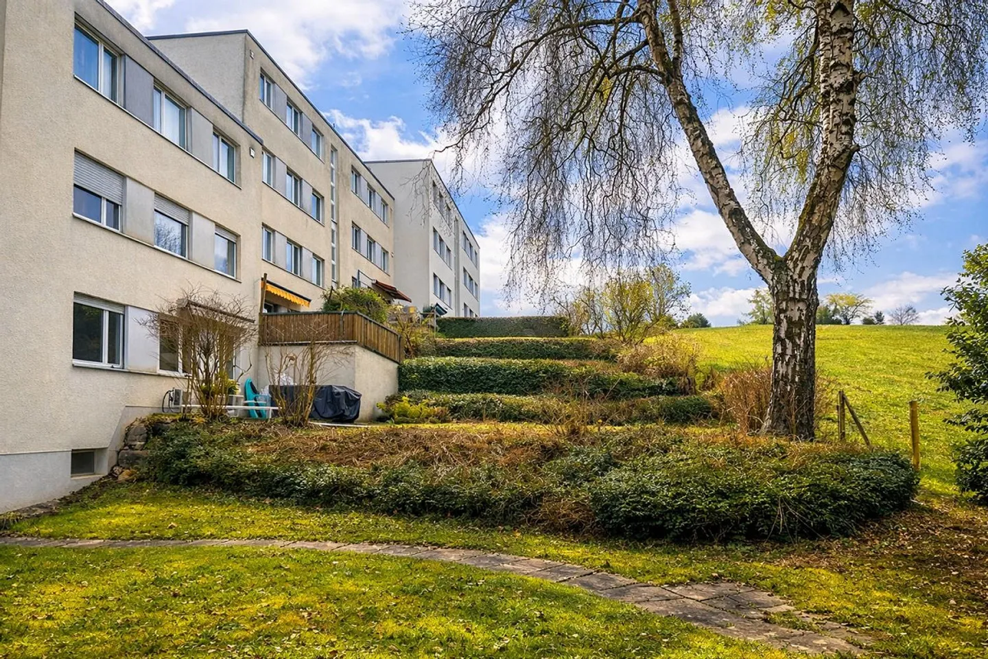 Ruhige Wohnung mit Blick ins Grüne - Foto 1 von 8