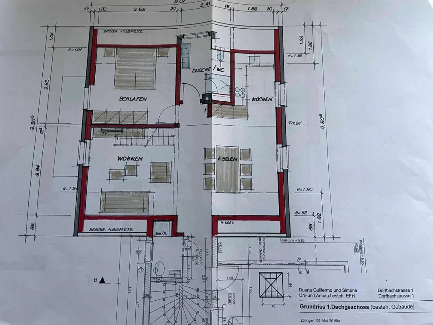 Maisonette attico con grande terrazza sul tetto - Foto 18 di 18