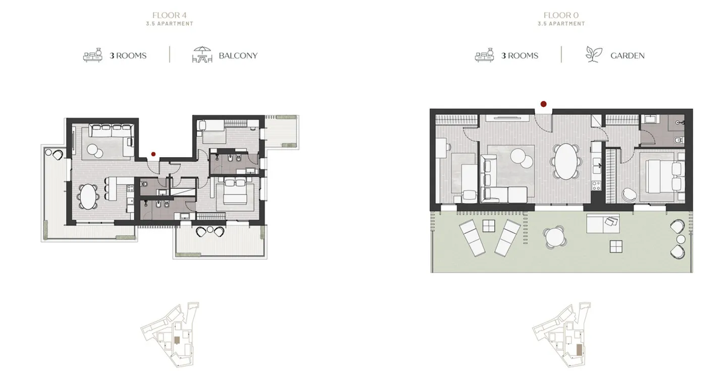 3.5 CHAMBRES NEUVES AVEC JARDIN OU TERRASSE - Photo 10 sur 10