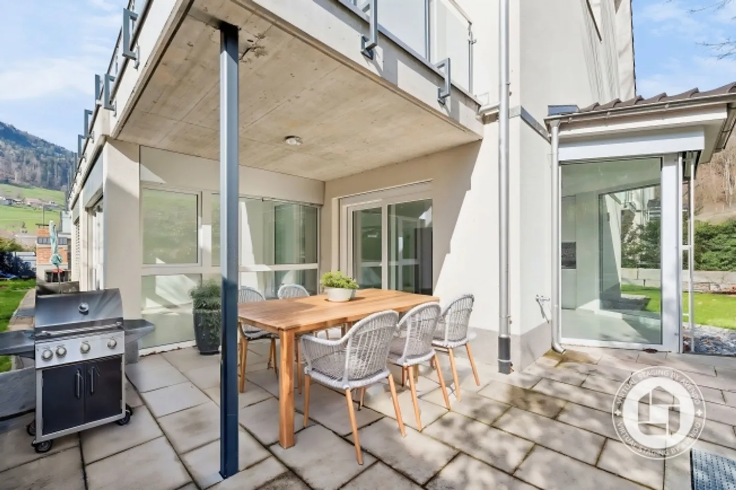 Modern Living in the Green Stylish 5.5-Room Semi-Detached House in Erschwil - Photo 6 of 13